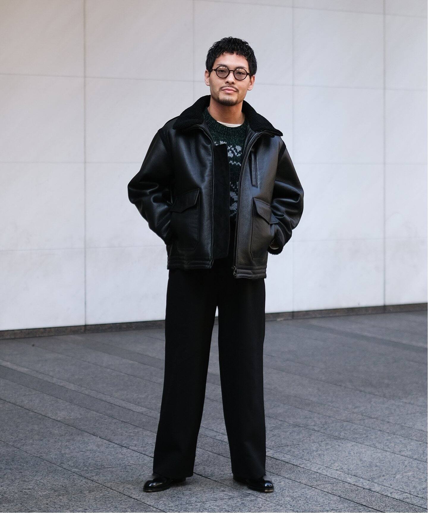 5525gallery×LA BOUCLE】別注 ムートン ボンバージャケット（ムートン 