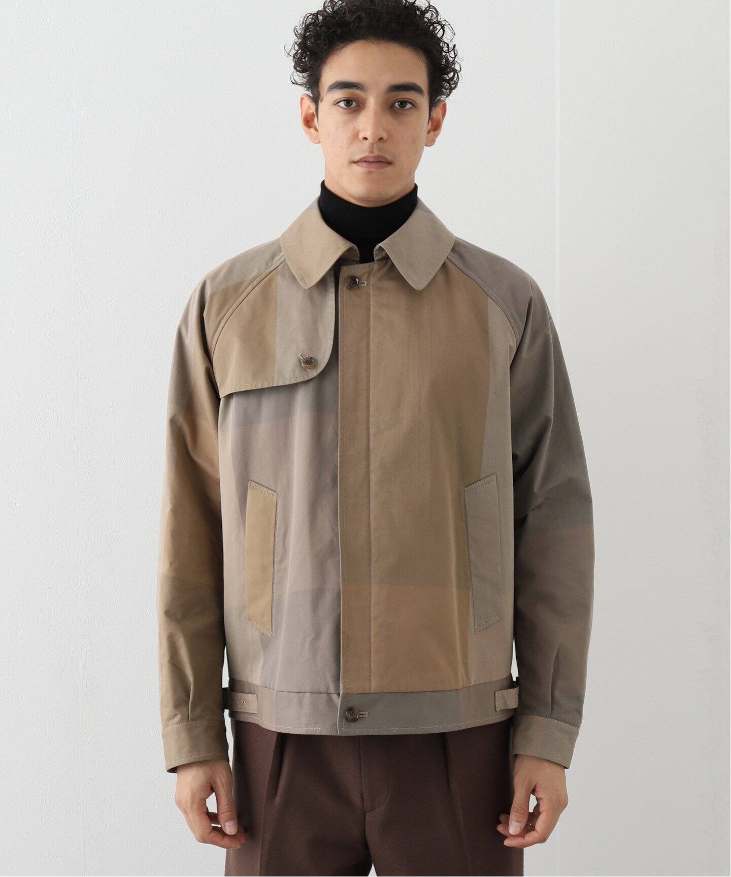 SEVEN BY SEVEN / セブンバイセブン】Big block chk TRENCH BLOUSON 