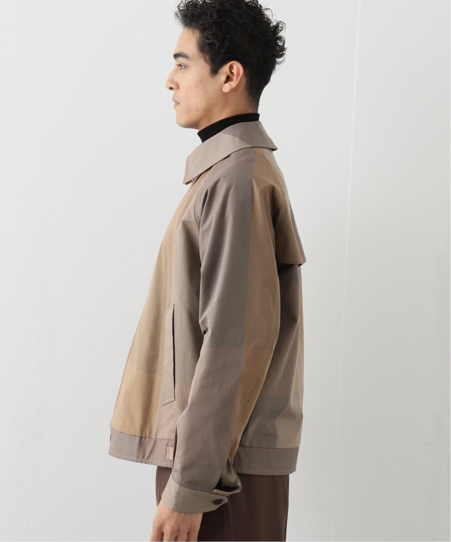 SEVEN BY SEVEN / セブンバイセブン】Big block chk TRENCH BLOUSON 