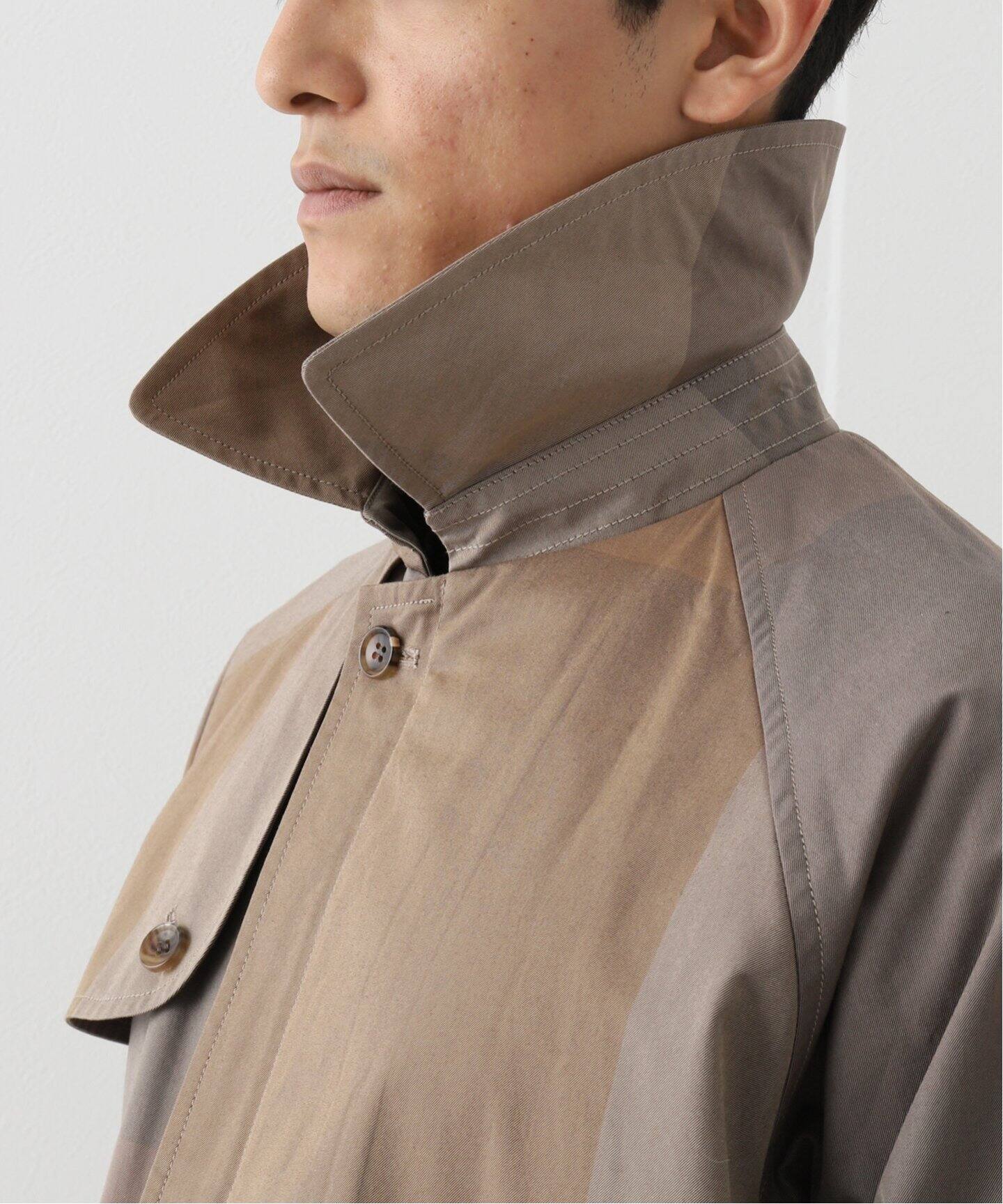 SEVEN BY SEVEN / セブンバイセブン】Big block chk TRENCH BLOUSON  