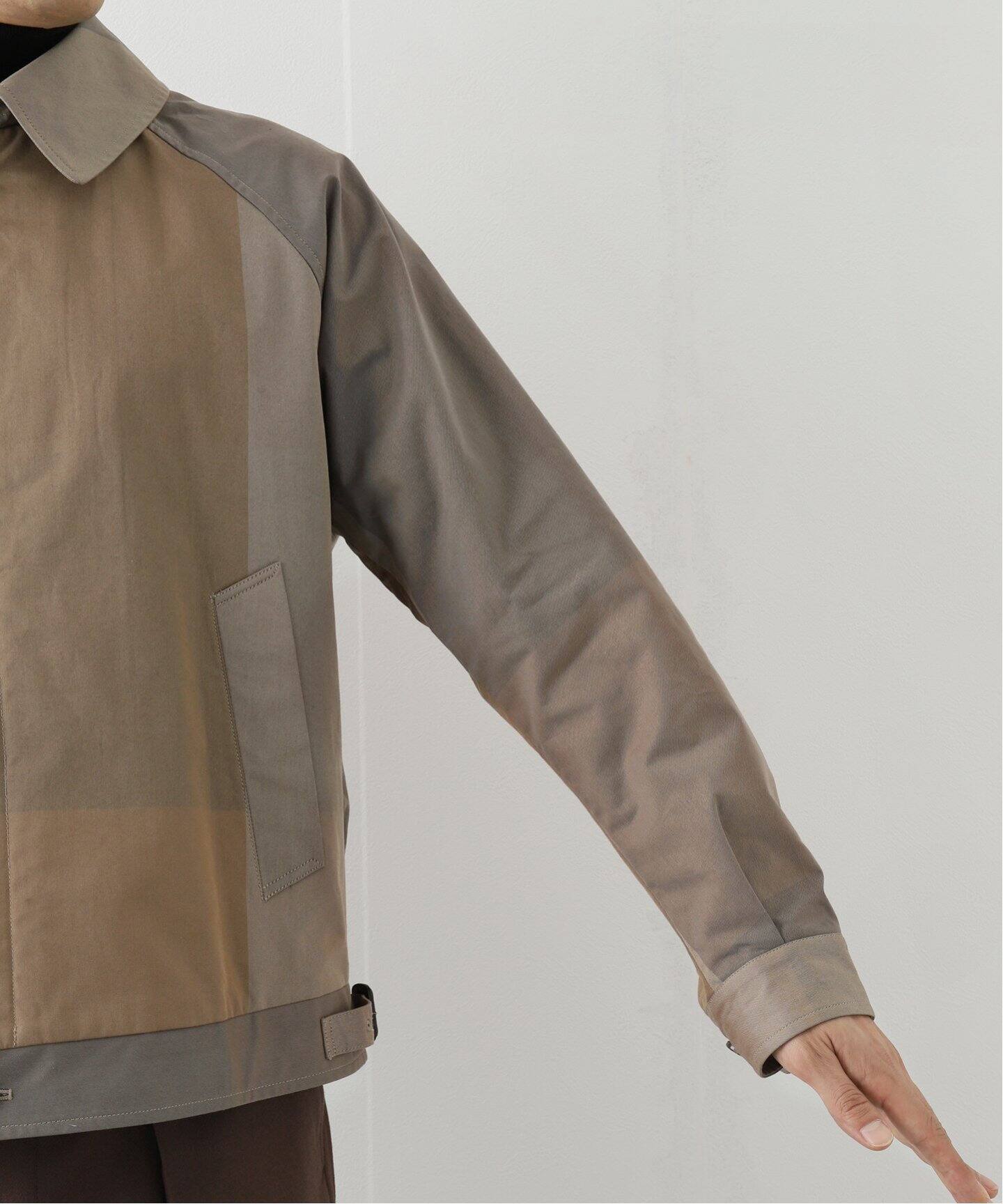 SEVEN BY SEVEN / セブンバイセブン】Big block chk TRENCH BLOUSON 
