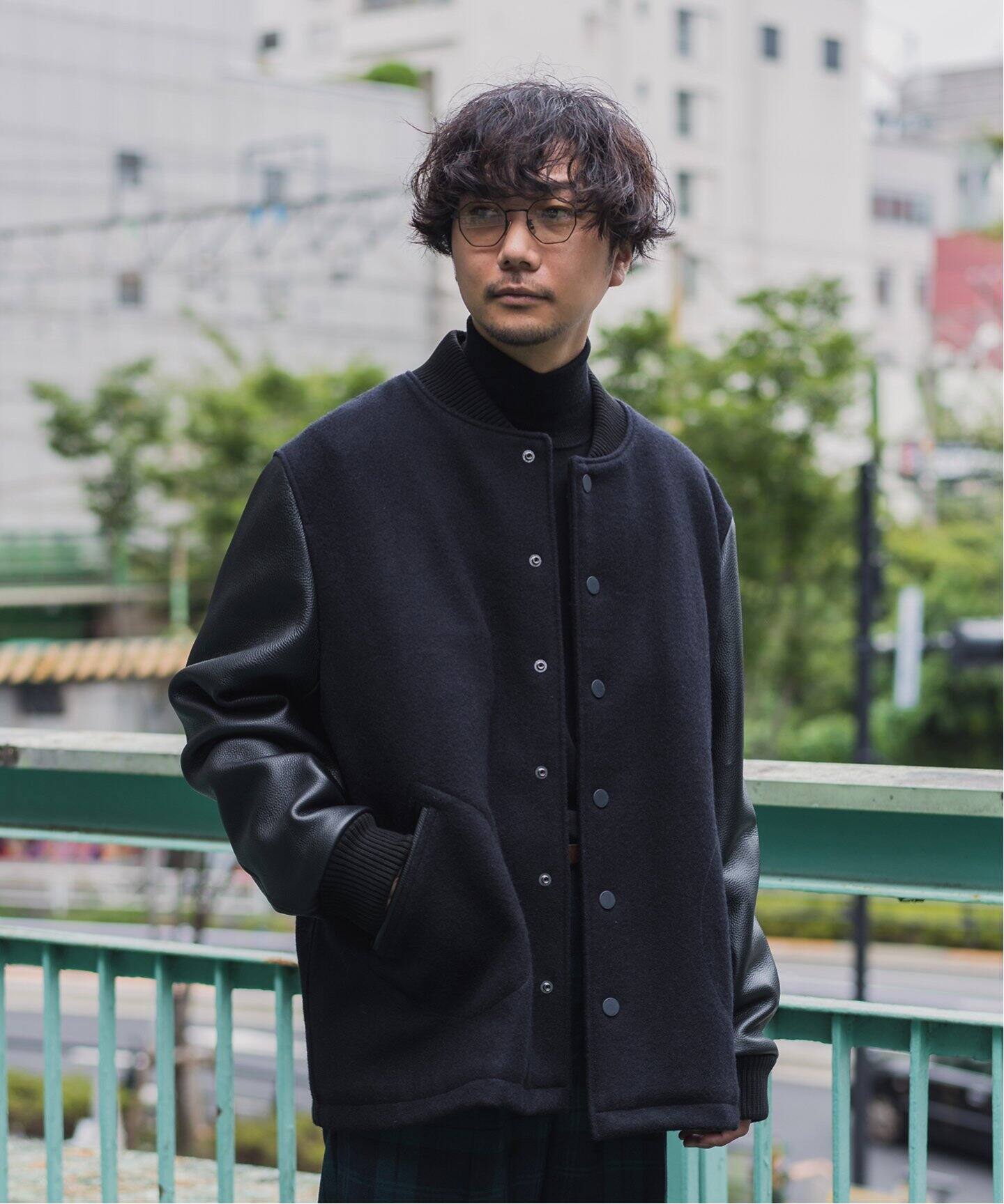 EDIFICE × Brooks Brothers 別注 スタジャン 