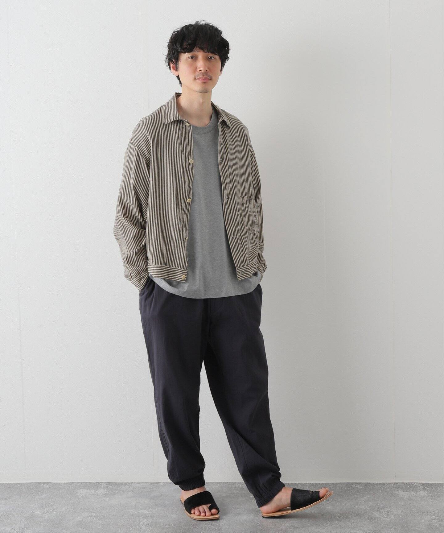 COMOLI (コモリ) ストライプ ブルゾン 