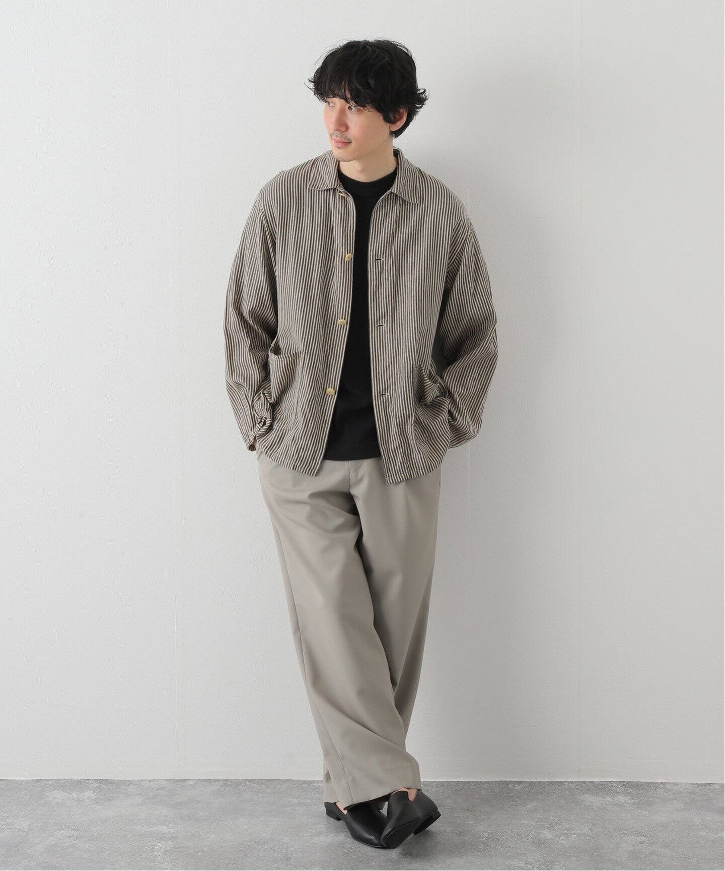 COMOLI / コモリ】ストライプ ワークジャケット（その他ブルゾン  