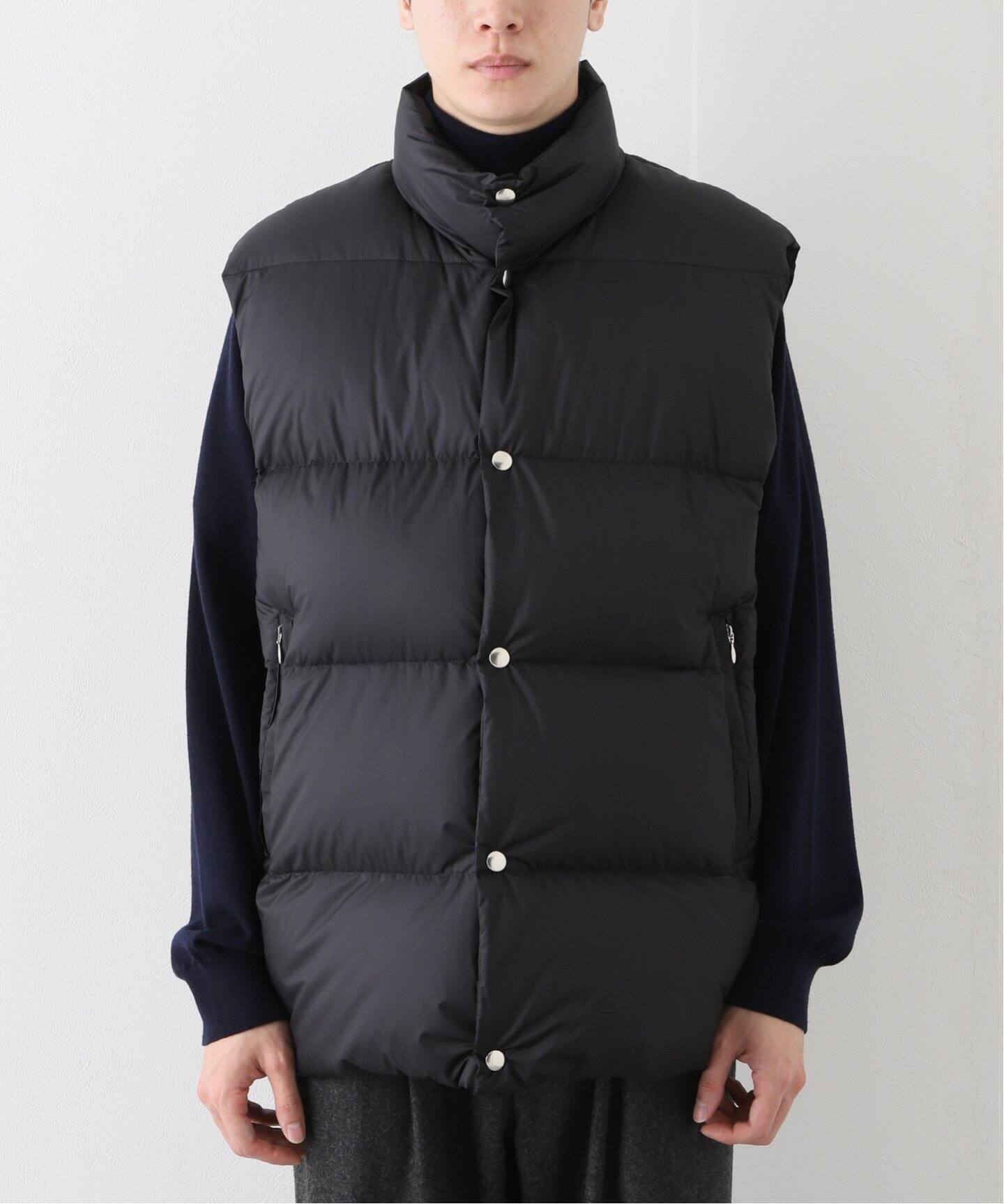 COMOLI for のれる BIOTOP コットンナイロンダウンベスト size3