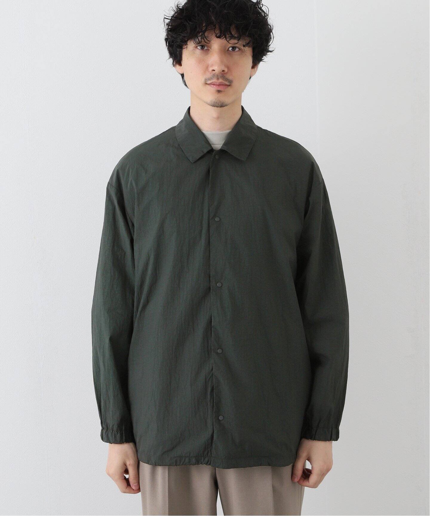 ATON/エイトン】HAND DYE NYLON COACH JACKET（その他ブルゾン  