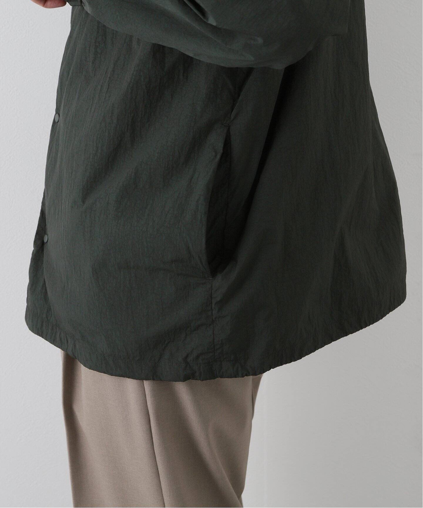 ATON/エイトン】HAND DYE NYLON COACH JACKET（その他ブルゾン