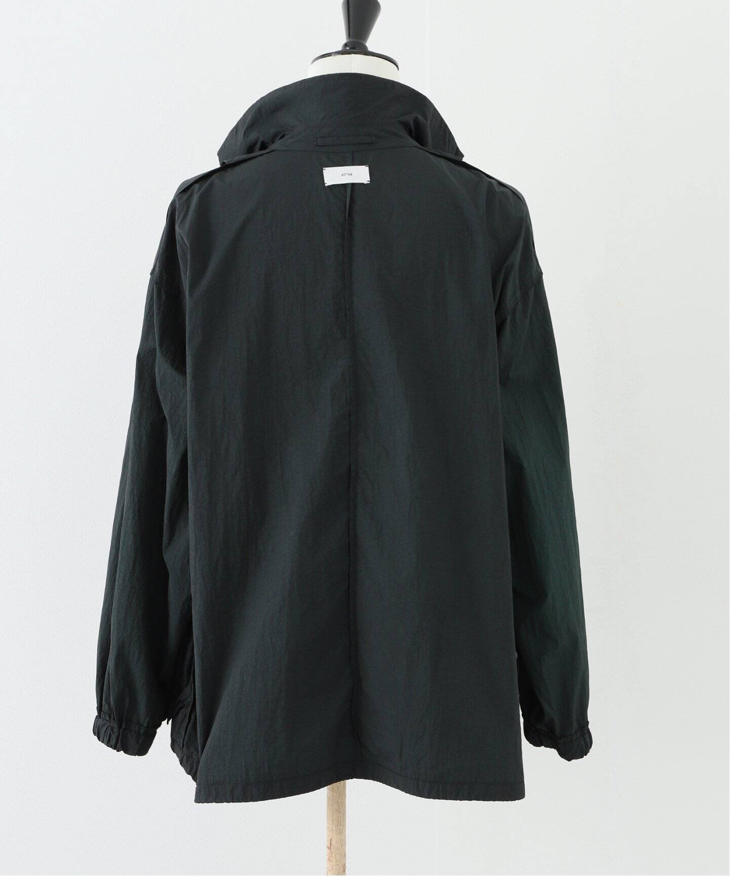 ATON/エイトン】HAND DYE NYLON COACH JACKET（その他ブルゾン 