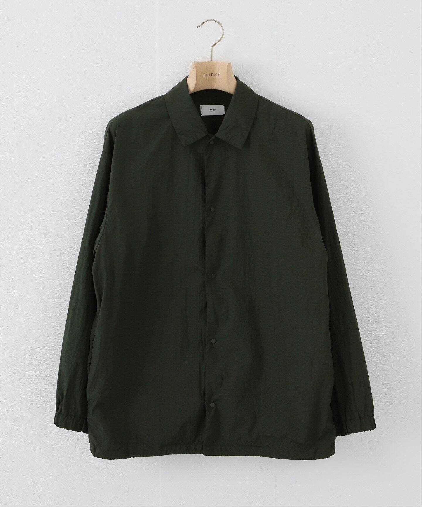 ATON/エイトン】HAND DYE NYLON COACH JACKET（その他ブルゾン 