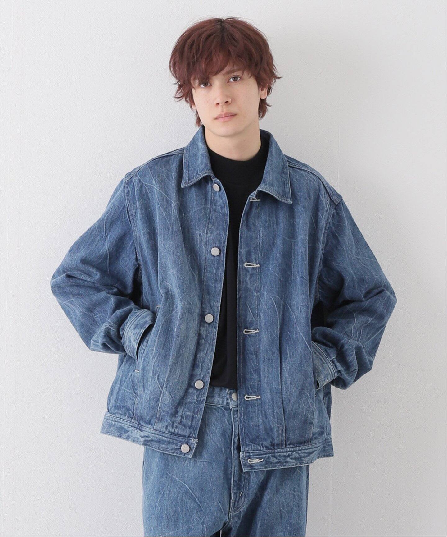 AURALEE / オーラリー】SELVEDGE FADED LIGHT DENIM PANTSの  