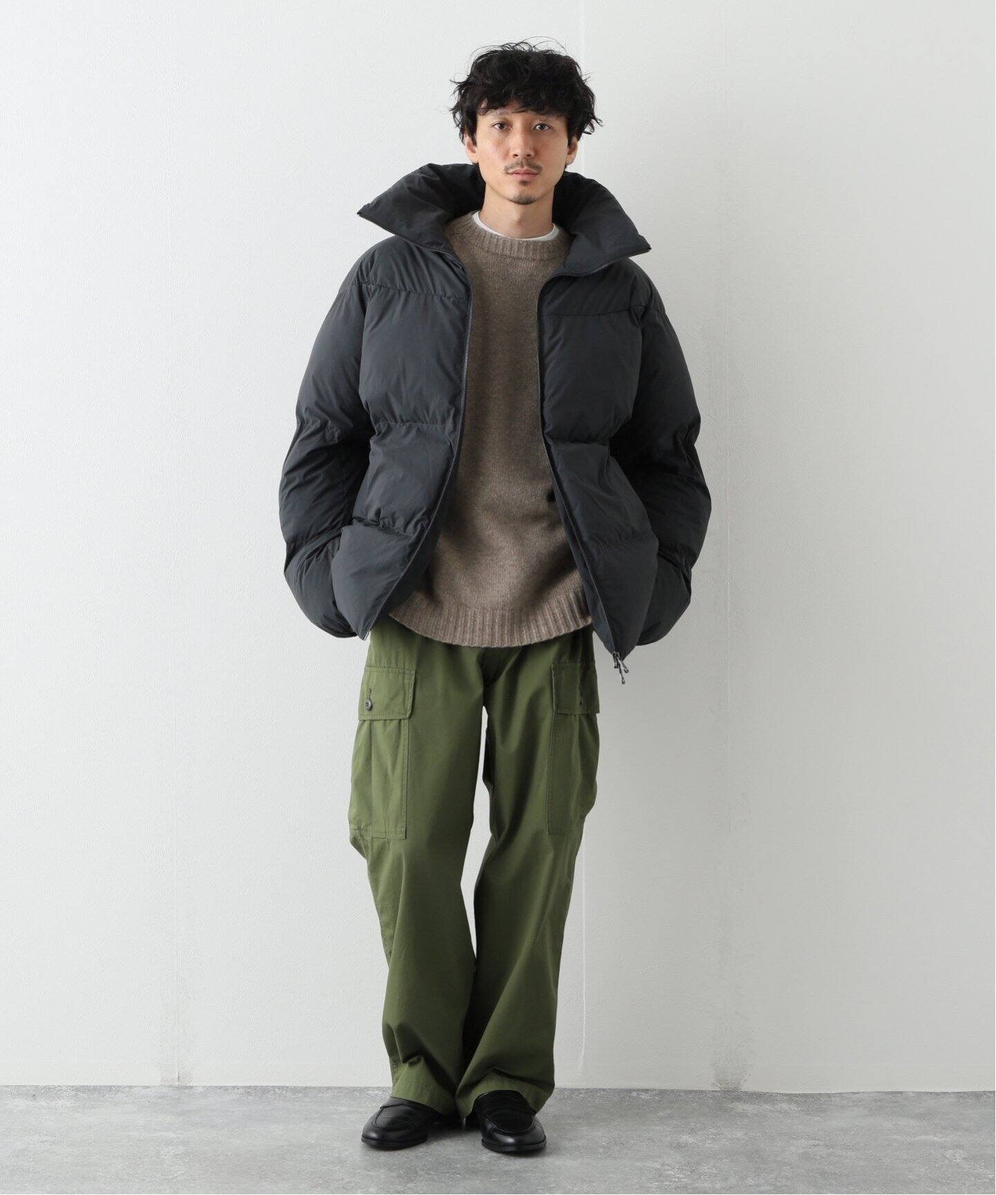 STUDIO NICHOLSON / スタジオ ニコルソン】 DOWN SHORT JACKET（ダウン 