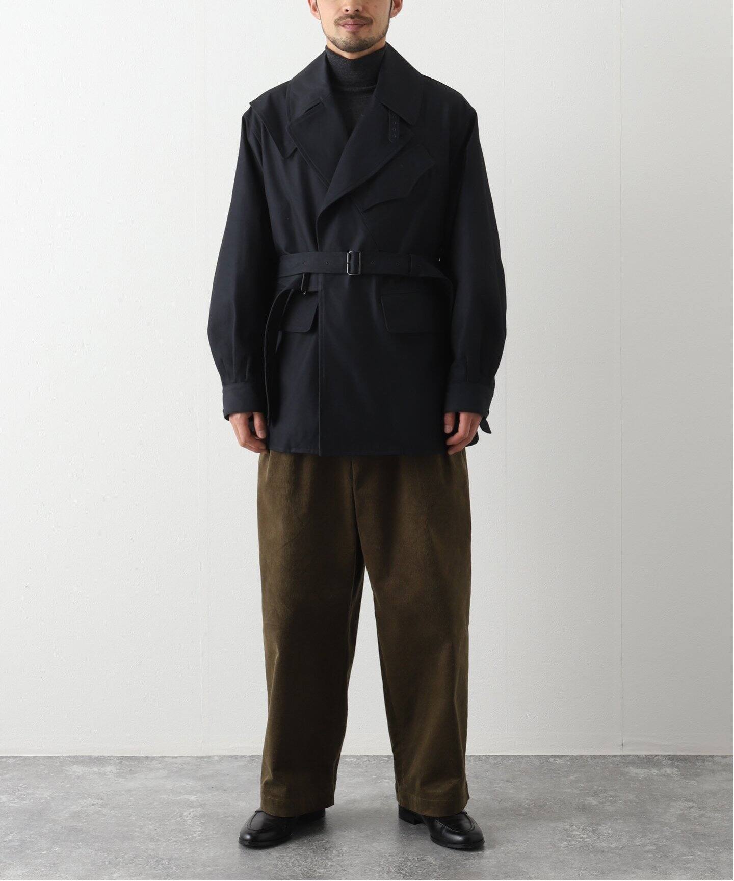 blurhms / ブラームス】Drill Chambray Motorcycle Jacket（その他  