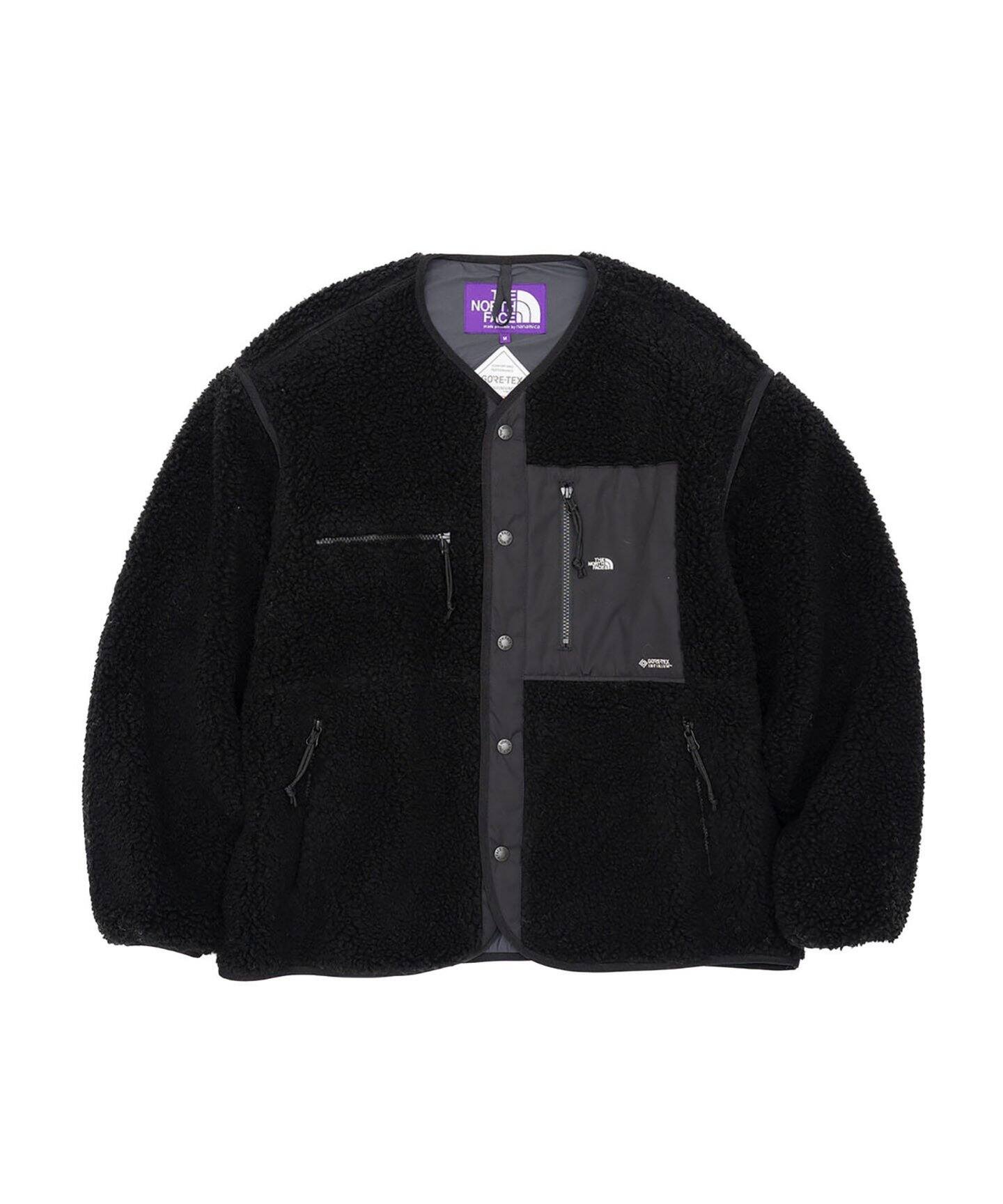 THE NORTH FACE PURPLE LABEL】Wool Boa Fleece Field Cardigan  