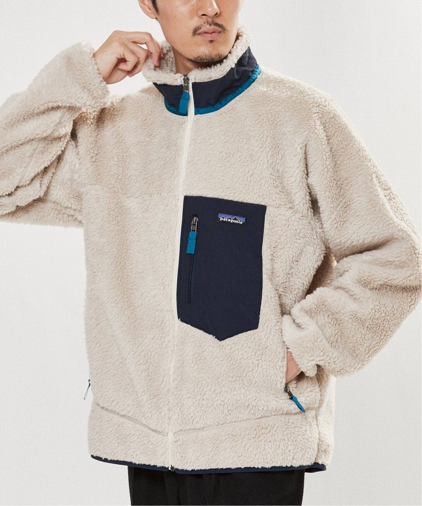 patagonia クラシック レトロX ジャケット 柄 ボア フリース XS（14年 