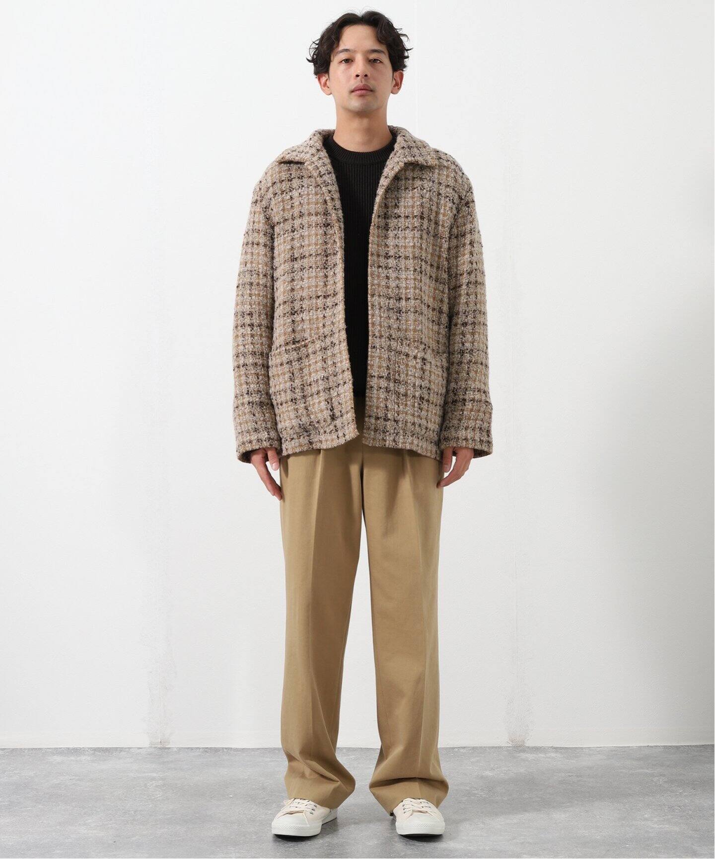 AURALEE / オーラリー】 HOMESPUN TWEED SHIRTS BL（その他ブルゾン 