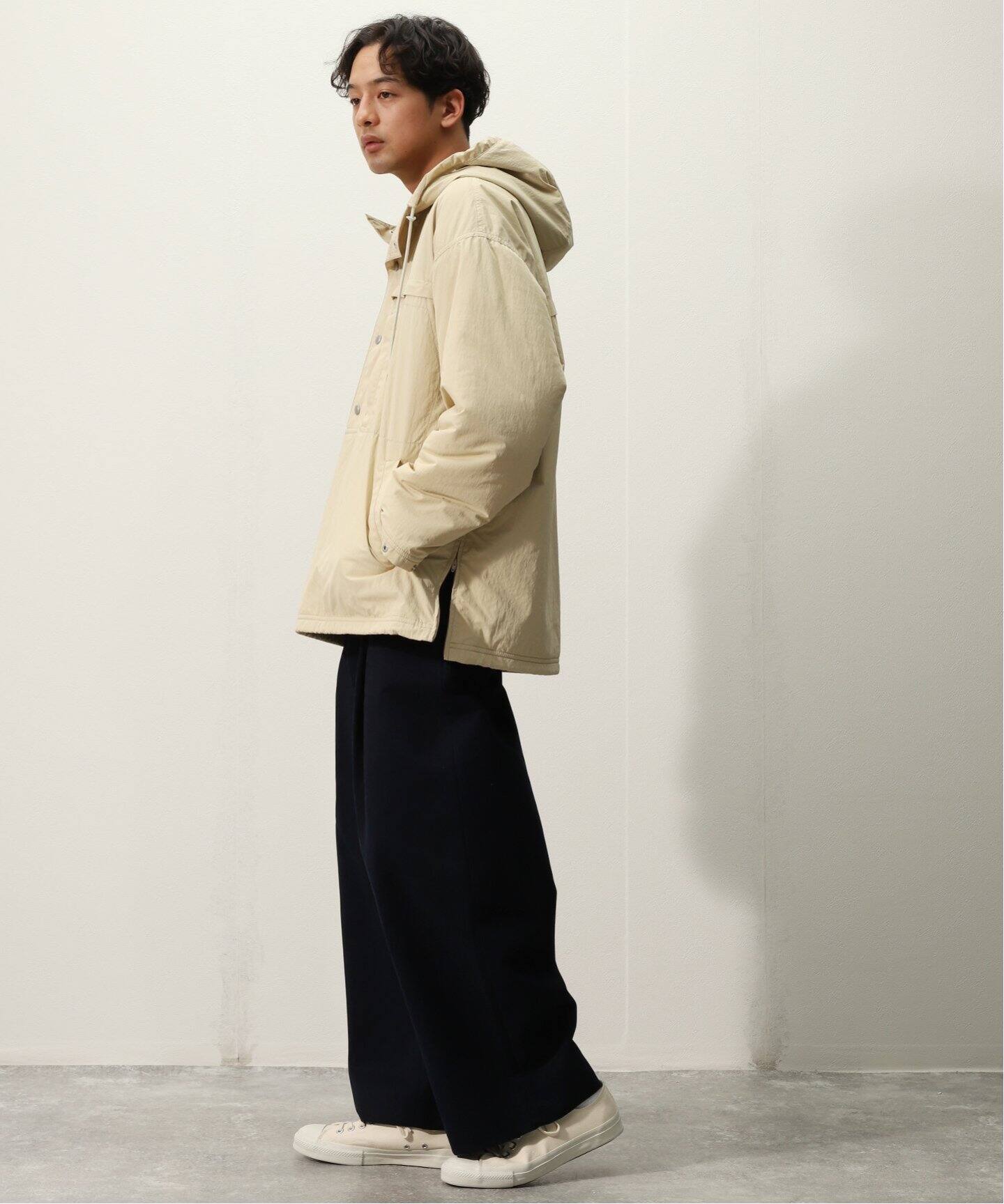 AURALEE / オーラリー】 BIODEGRADABLE NYLON P/O HOOD BL（その他 