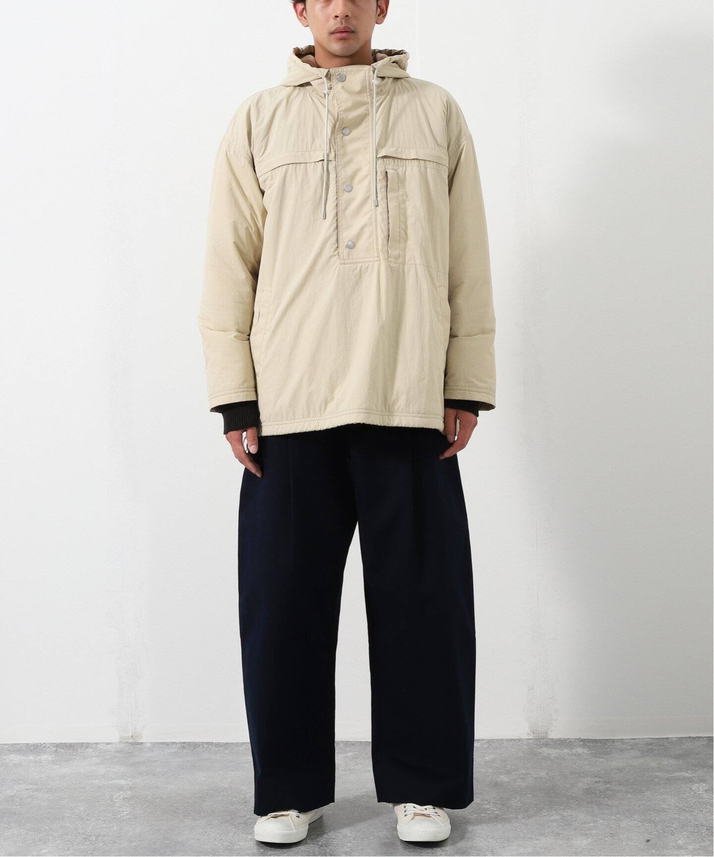 AURALEE / オーラリー】 BIODEGRADABLE NYLON P/O HOOD BL（その他 