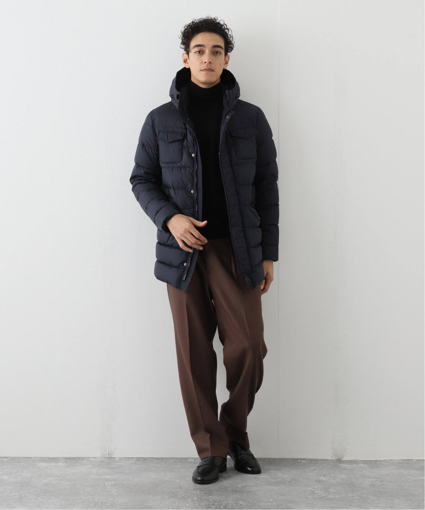 HERNO / ヘルノ】フーデッド4ポケットダウン（ダウンジャケット  