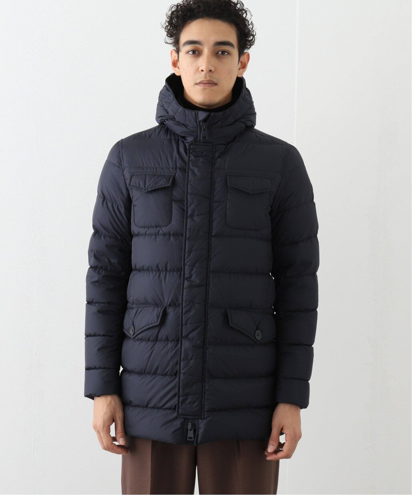 HERNO / ヘルノ】フーデッド4ポケットダウン（ダウンジャケット  