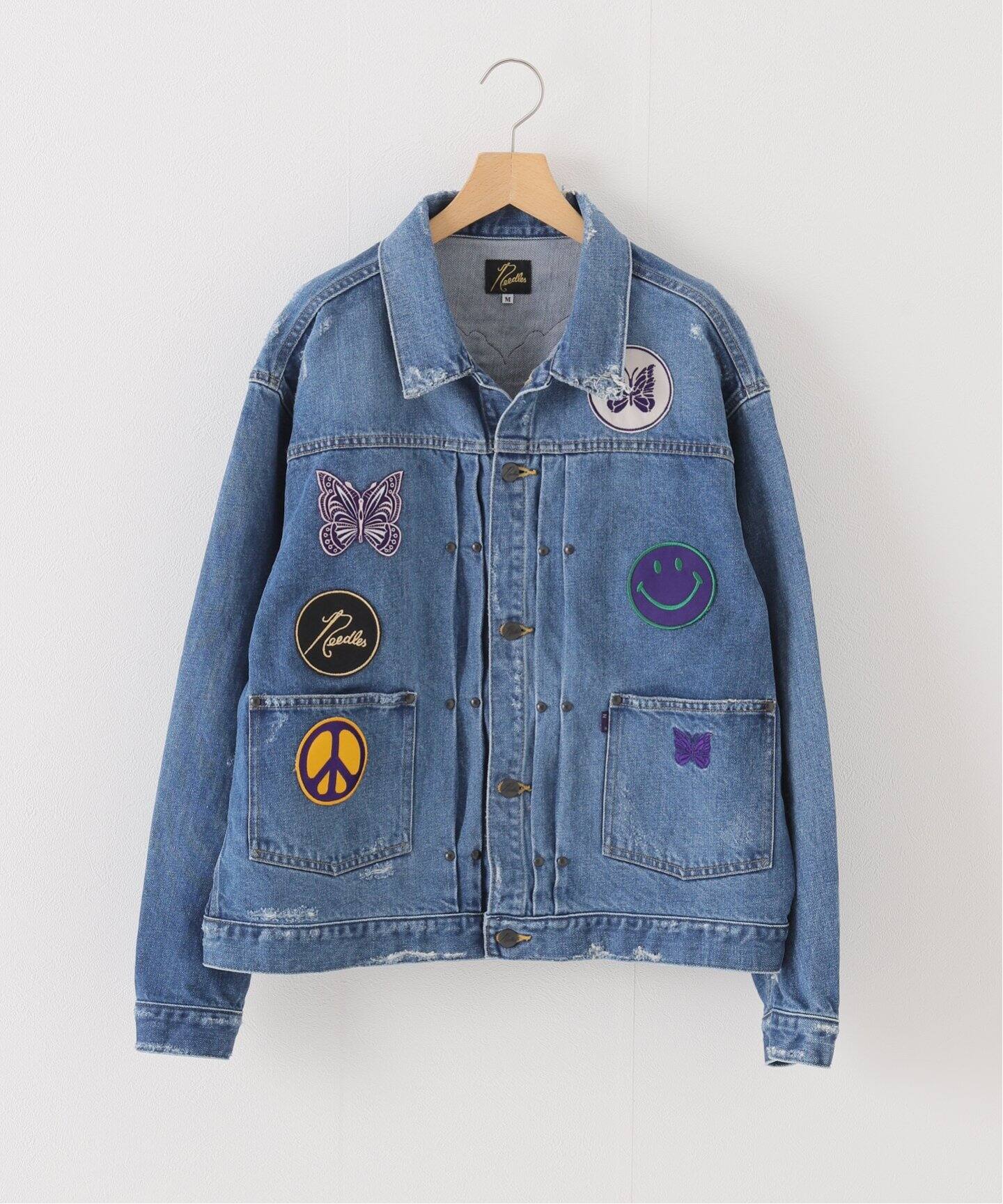 NEEDLES / ニードルズ】 13OZ C/L DENIM PATCHES JEAN JACKET（デニム 