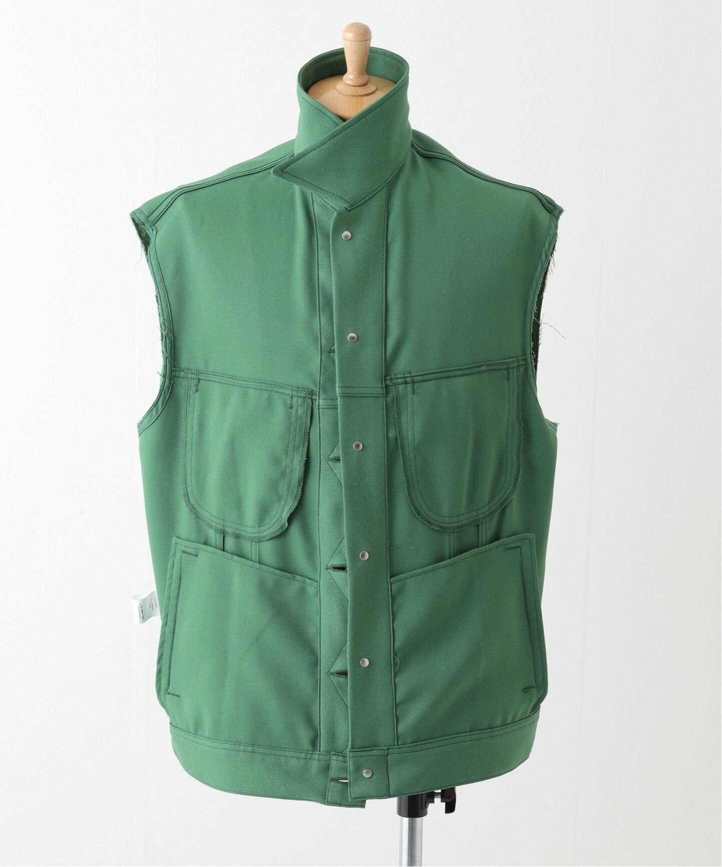 DAIRIKU / ダイリク】 REGULAR POLYESTER VEST|417 EDIFICE(フォー