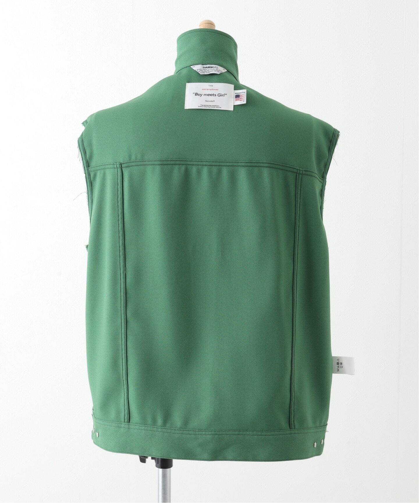 DAIRIKU / ダイリク】 REGULAR POLYESTER VEST|417 EDIFICE(フォー