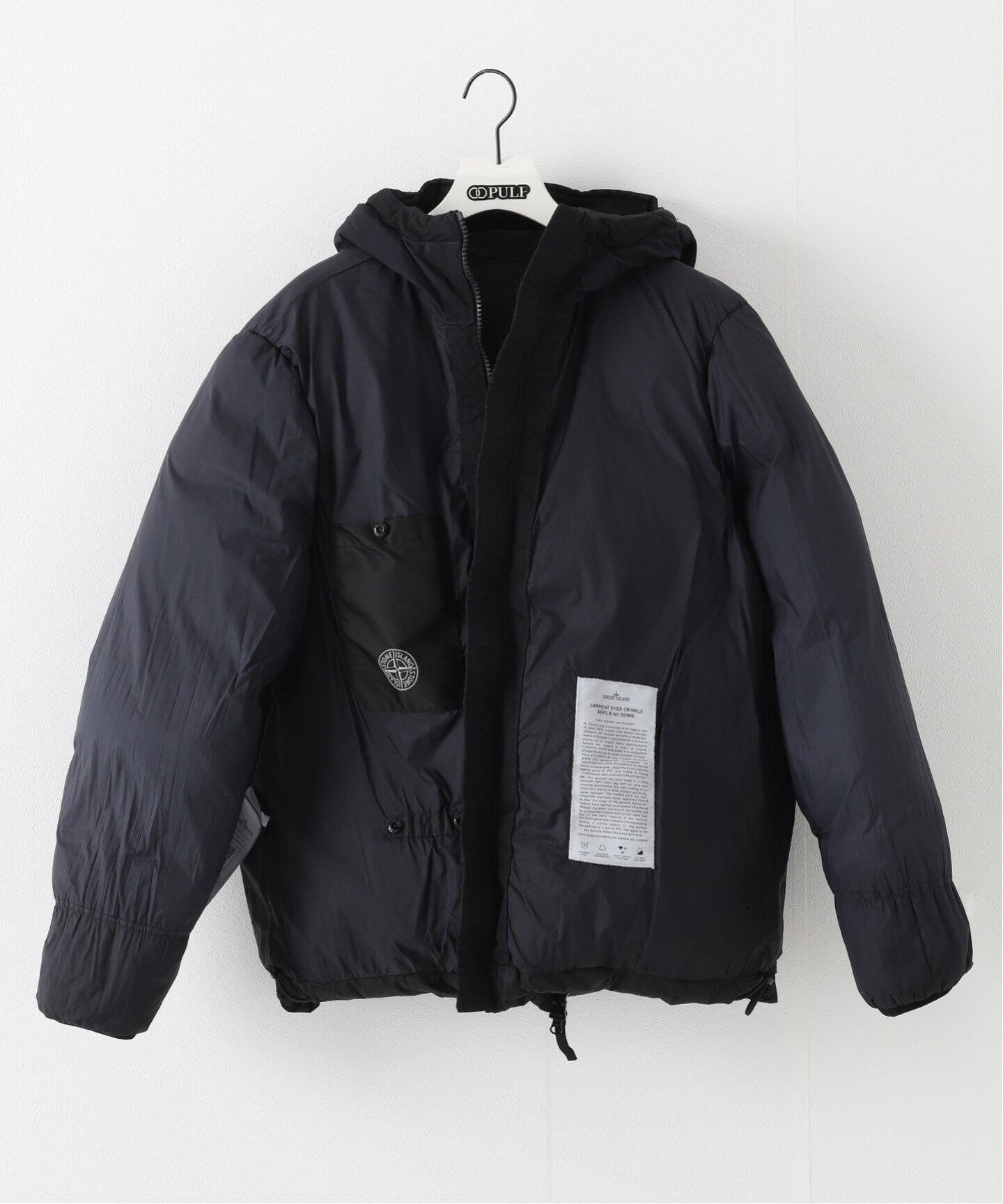 STONEISLAND / ストーンアイランド】フーデッドダウンブルゾン（ダウン 