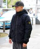 【STONEISLAND / ストーンアイランド】ミリタリーフーデッドブルゾン