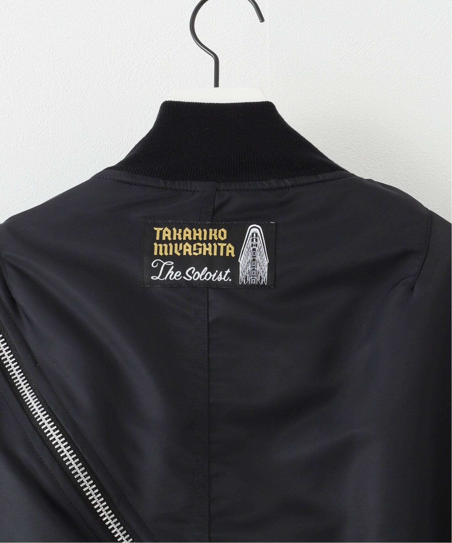 TAKAHIROMIYASHITATheSoloist.】DOUBLE ZIP BALLOON SHAPED BOMBER 