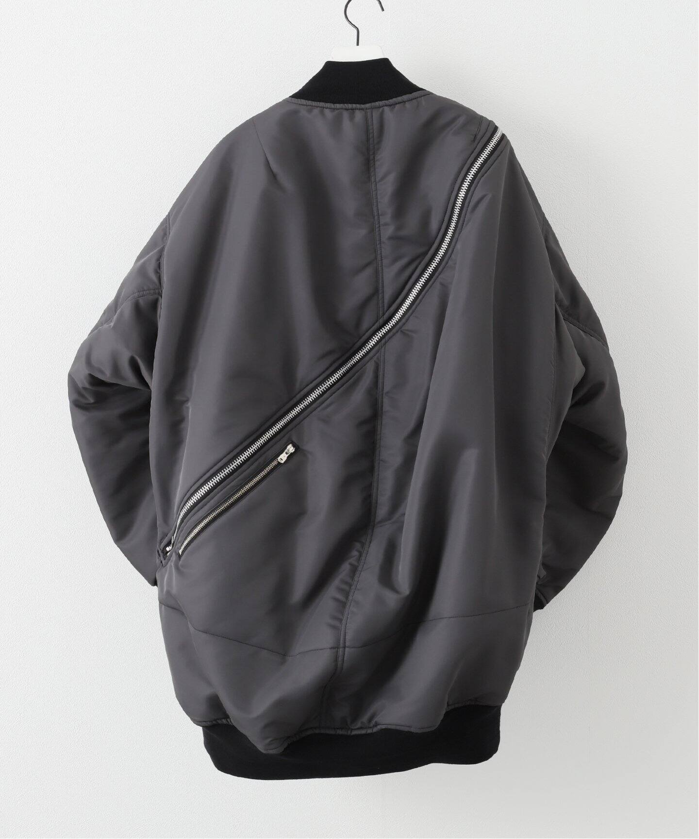 TAKAHIROMIYASHITATheSoloist.】DOUBLE ZIP BALLOON SHAPED BOMBER 