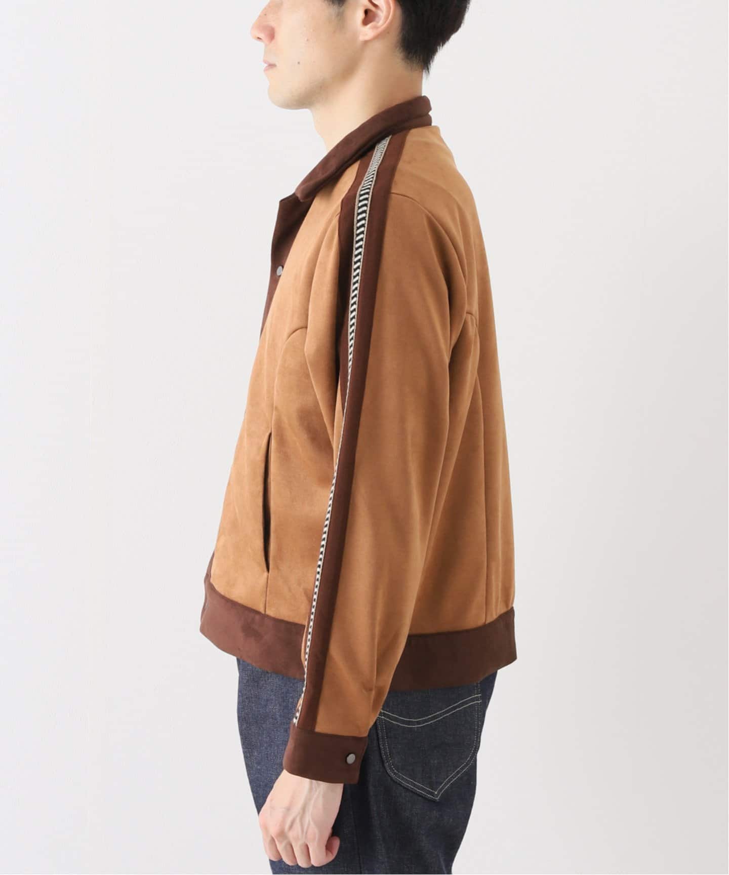 Sasquatchfabrix FAUX SUEDE TRACK JACKET