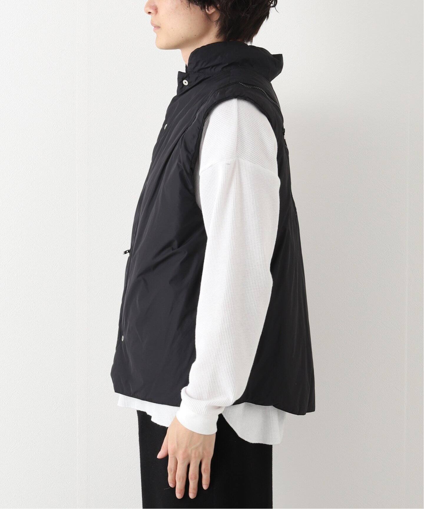 TAKAHIROMIYASHITATheSoloist.】DOUBLE ZIP REVERSE PUFFY VEST 