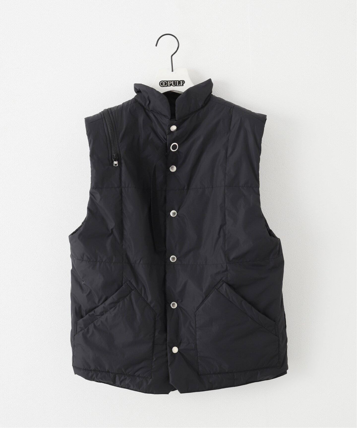 TAKAHIROMIYASHITATheSoloist.】DOUBLE ZIP REVERSE PUFFY VEST 