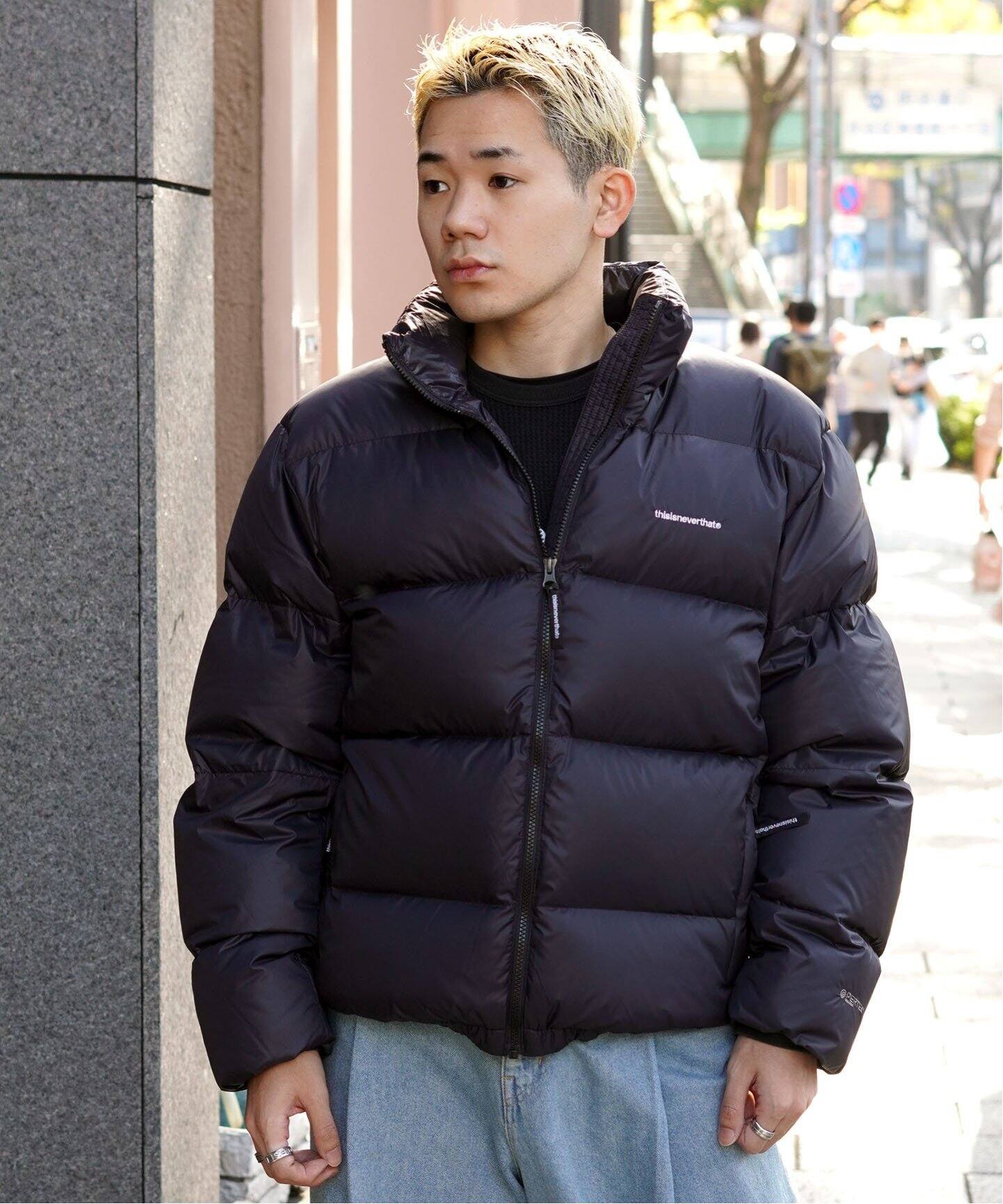 ダウンジャケット ダウン PERTEX T べた付き Down Jacket メンズ  