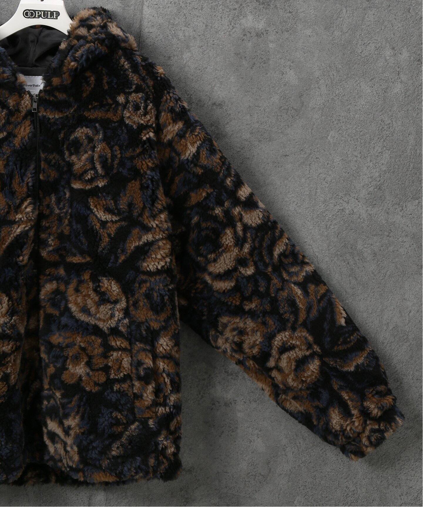 thisisneverthat / ディスイズネバーザット】FLORAL FAUX FUR JACKET 