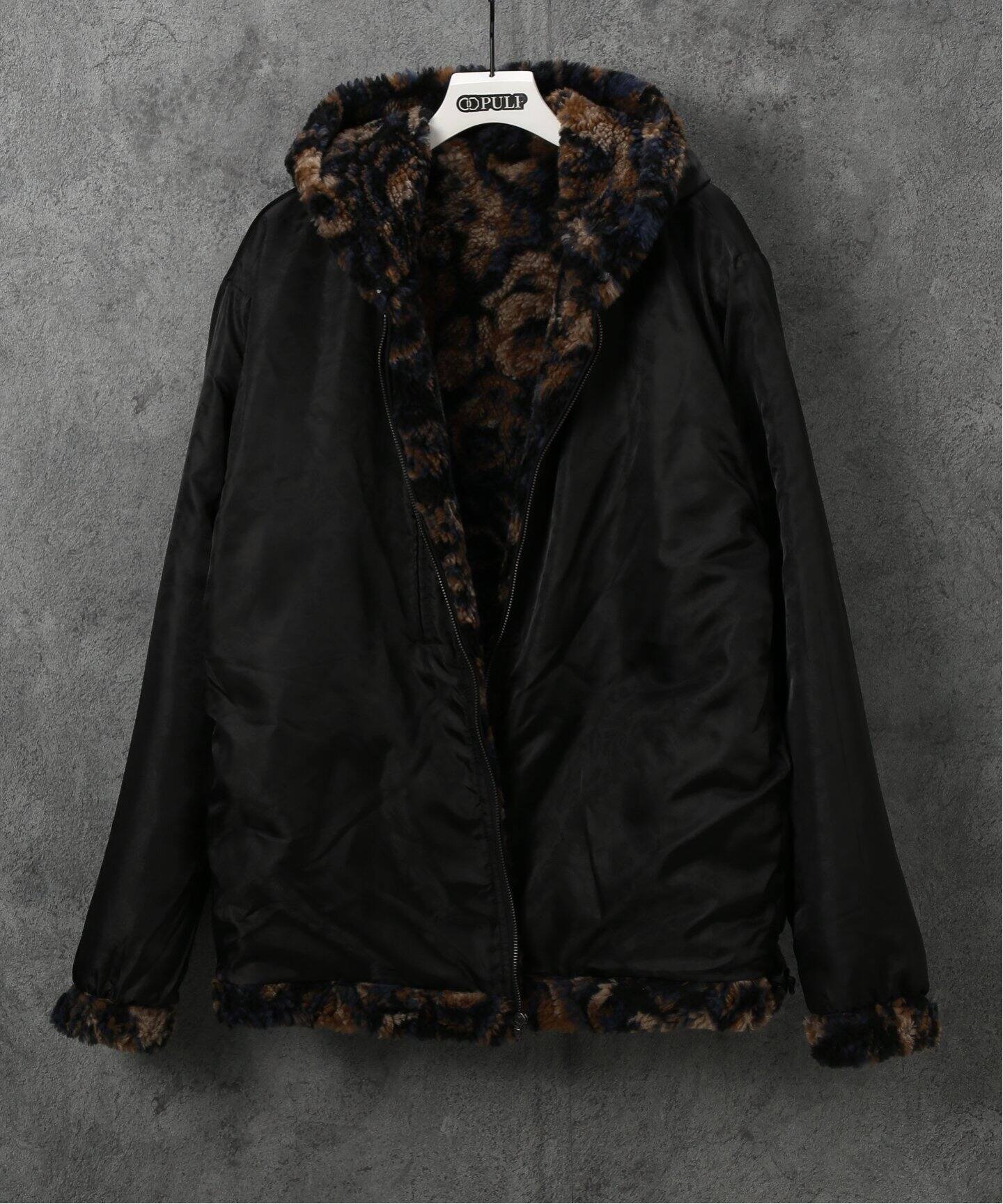 thisisneverthat / ディスイズネバーザット】FLORAL FAUX FUR JACKET 