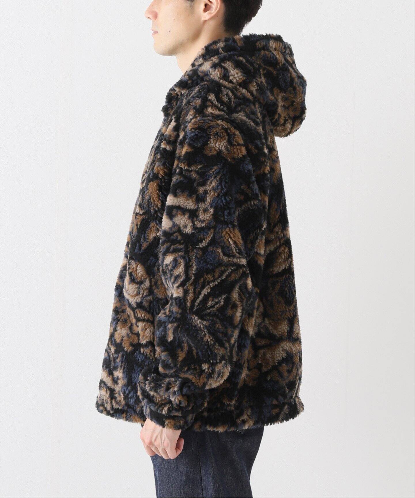 thisisneverthat / ディスイズネバーザット】FLORAL FAUX FUR JACKET 