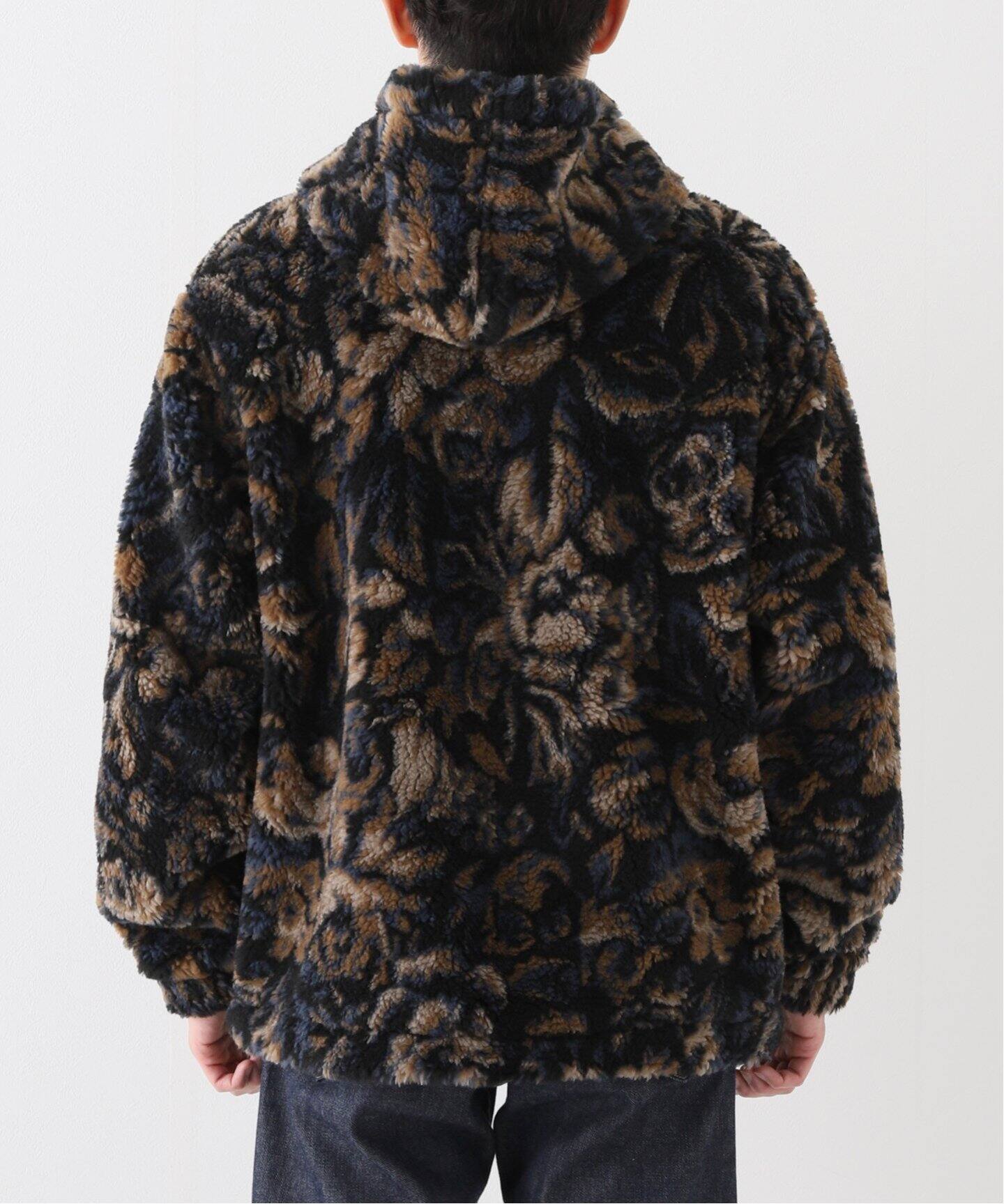 thisisneverthat / ディスイズネバーザット】FLORAL FAUX FUR JACKET 
