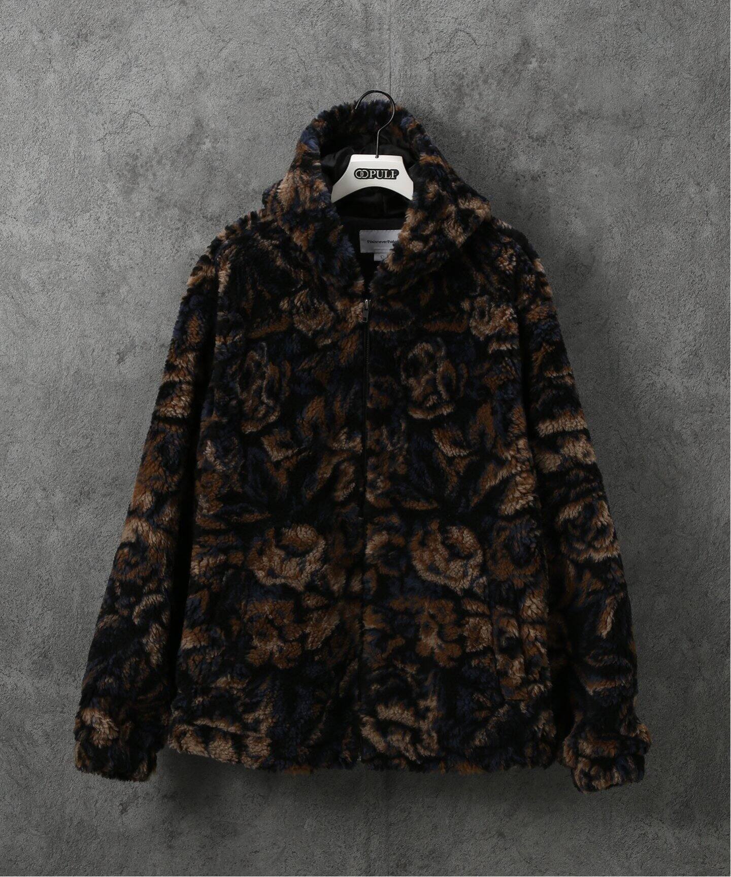 thisisneverthat / ディスイズネバーザット】FLORAL FAUX FUR JACKET 
