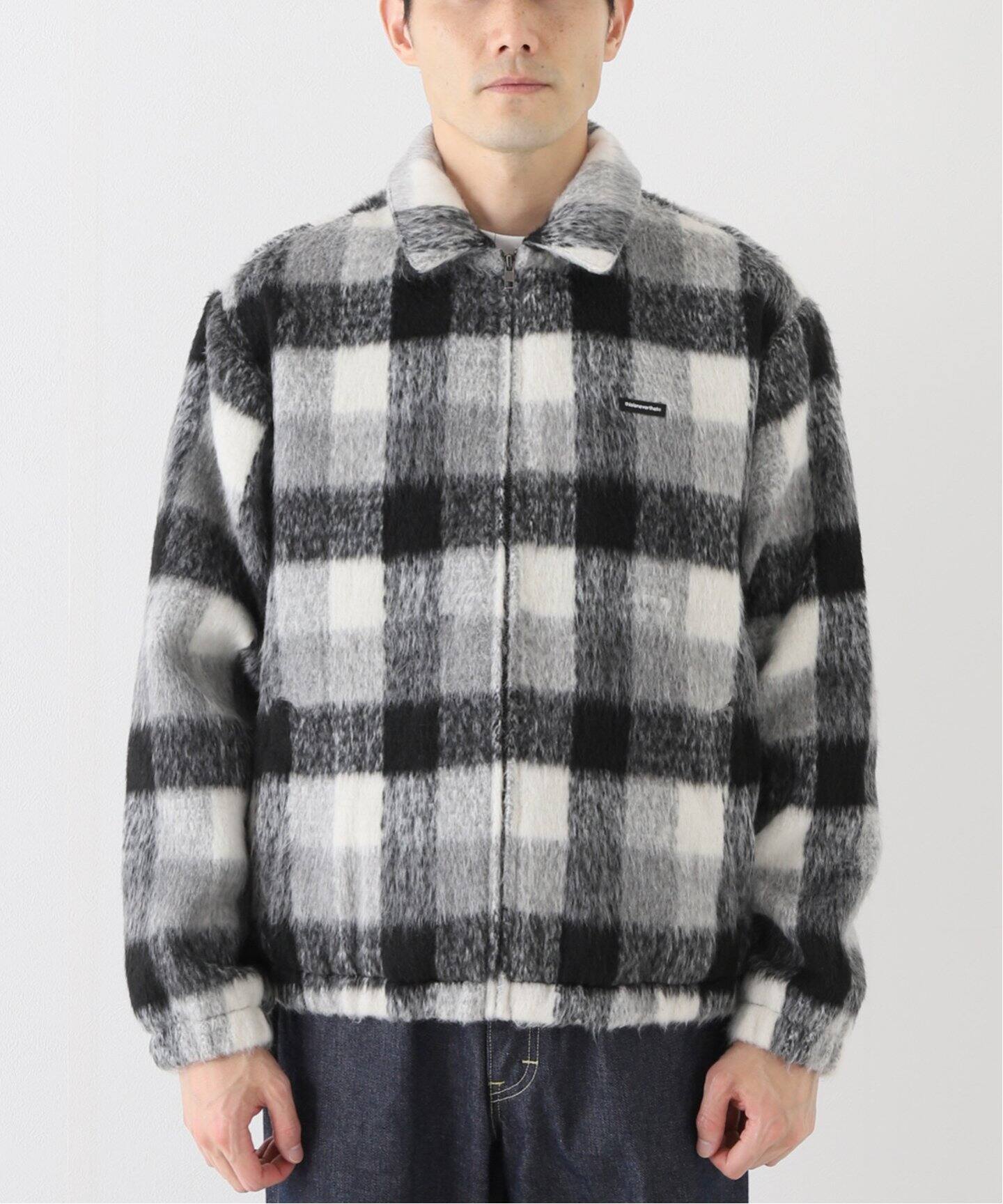 thisisneverthat / ディスイズネバーザット】BURSHED CHECK ZIP JACKET  