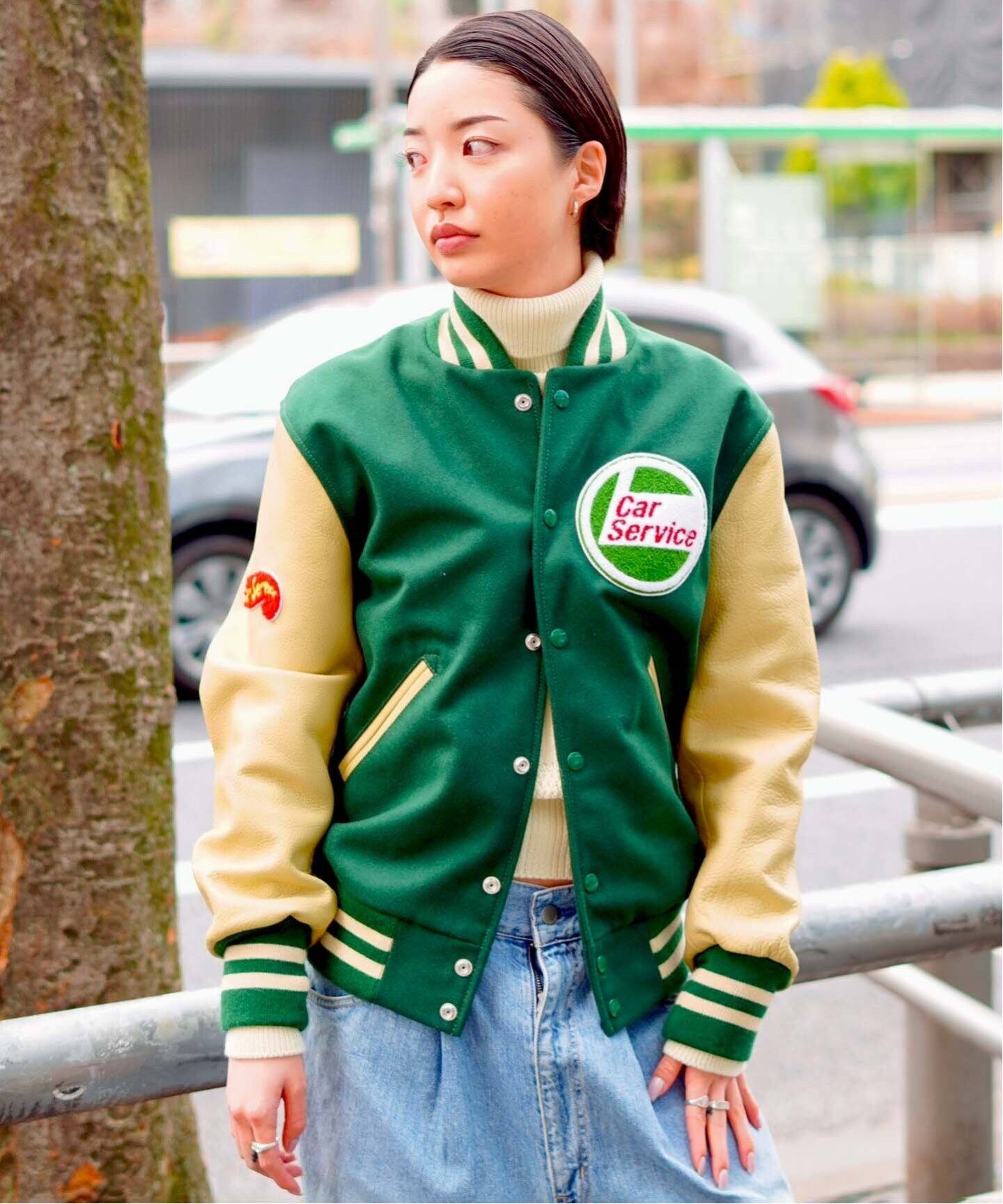 CARSERVICE × SKOOKUM】AWARD JACKET（スタジャン）｜PULP（パルプ）の 