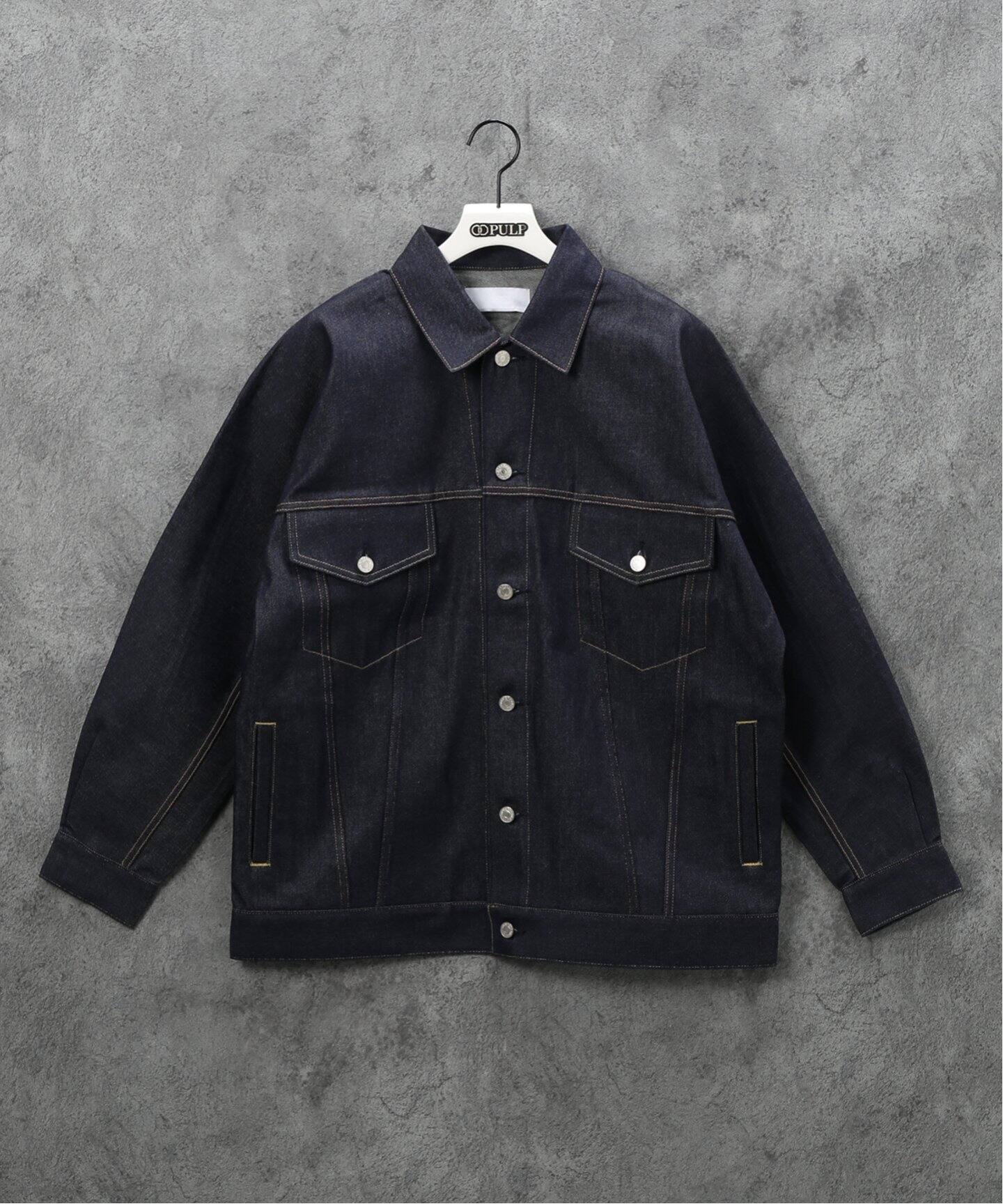 NEONSIGN / ネオンサイン】DROP SLEEVE DENIM JACKET RIGID（デニム 