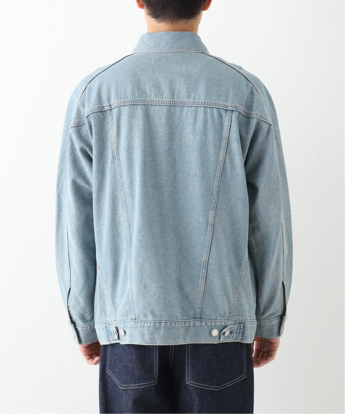 NEONSIGN / ネオンサイン】DROP SLEEVE DENIM JACKET USED（デニム 