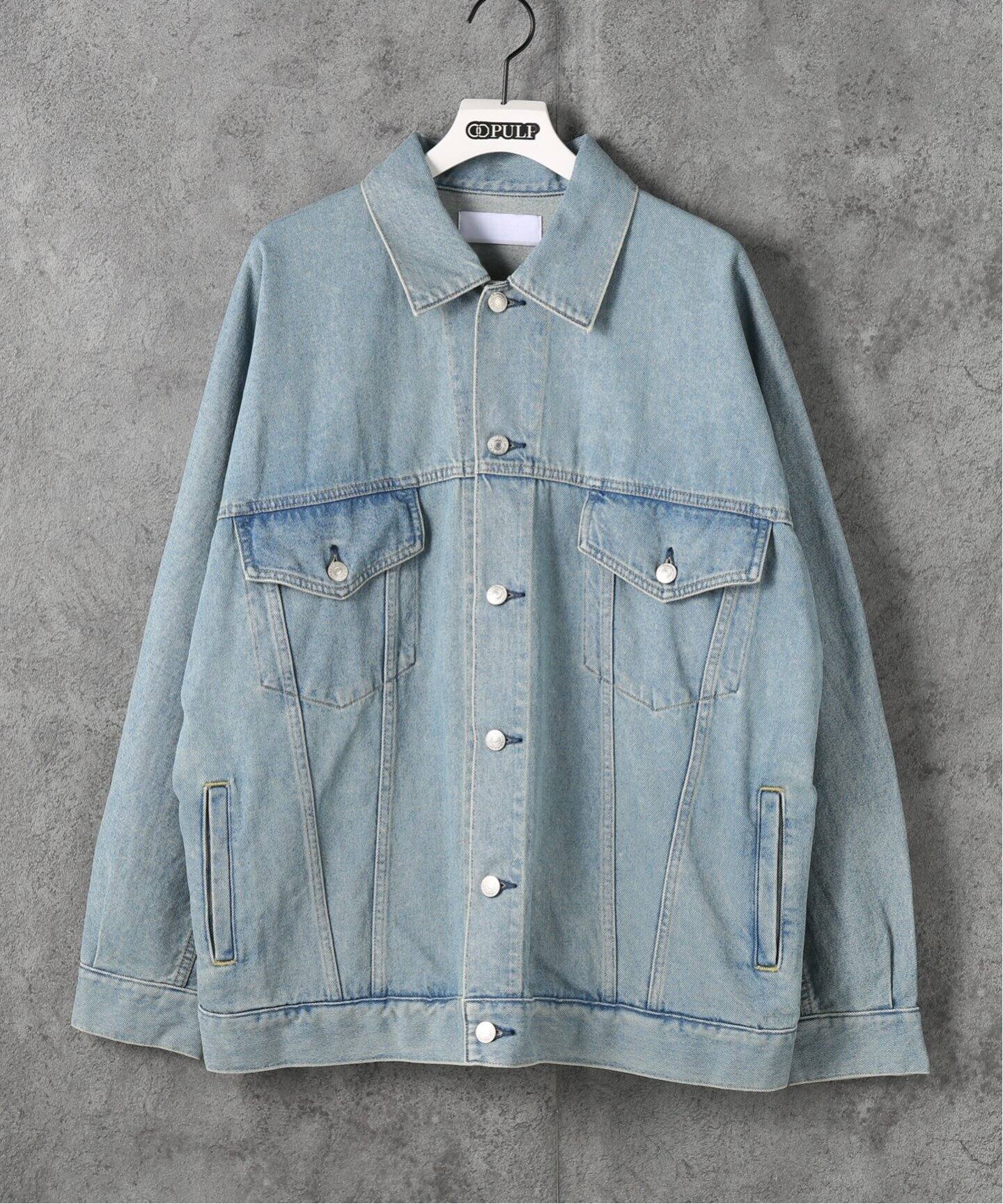 NEONSIGN / ネオンサイン】DROP SLEEVE DENIM JACKET USED（デニム 