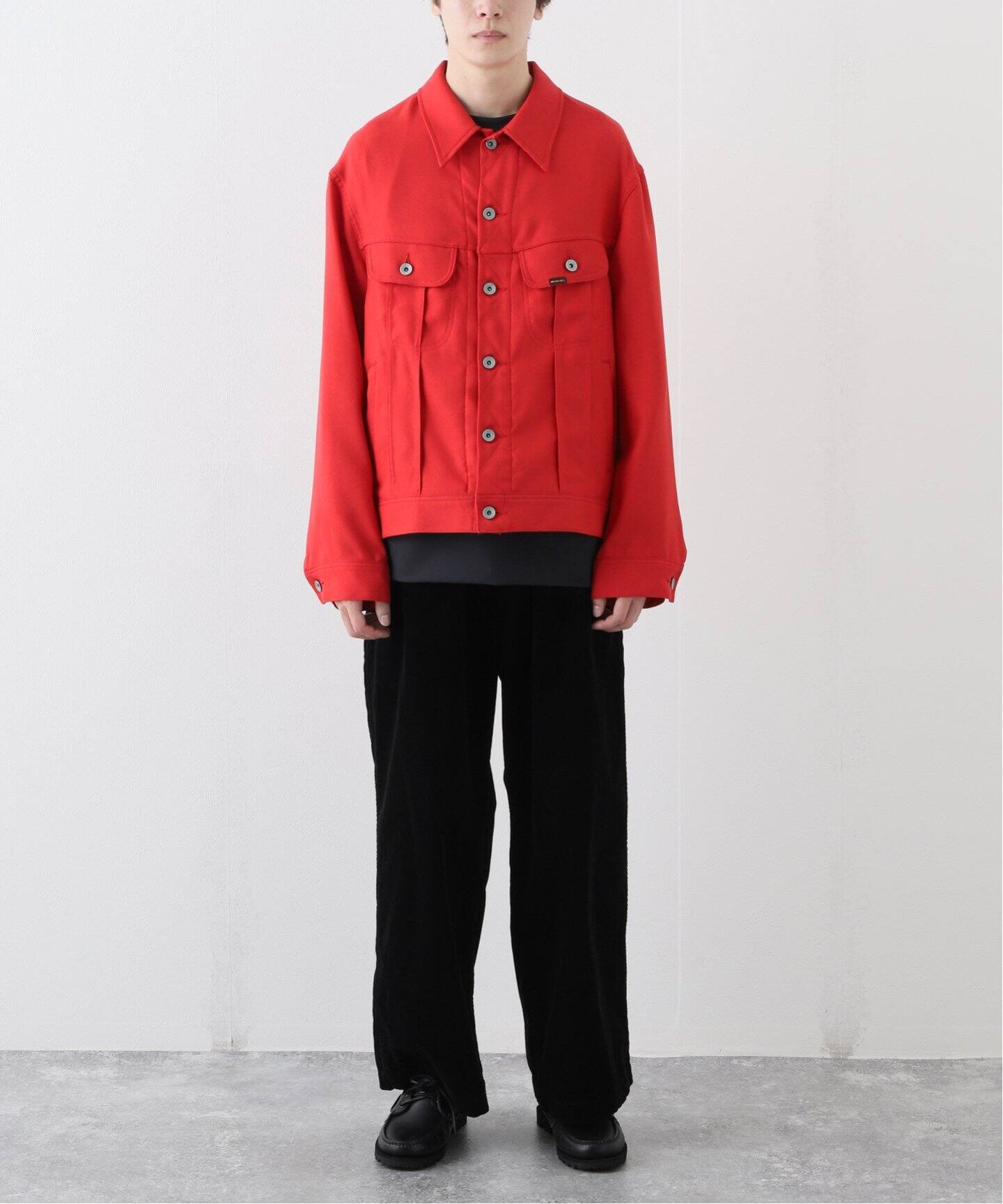 DAIRIKU / ダイリク】 Regular Polyester Jacket P-1（デニム  