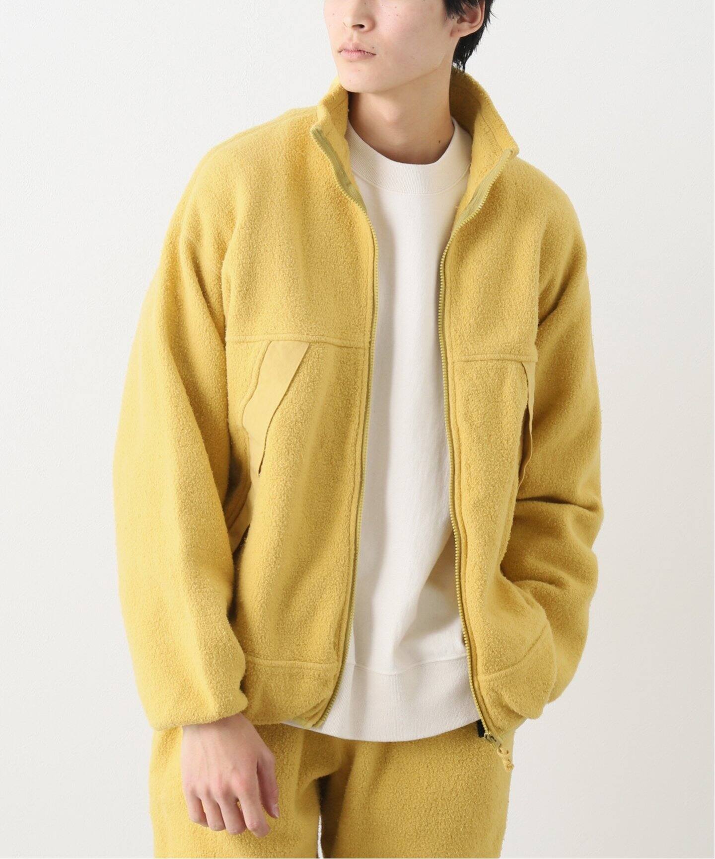 INNAT / インアット】 FLEECE TRACK JACKET 02-C04（ボア・フリース 