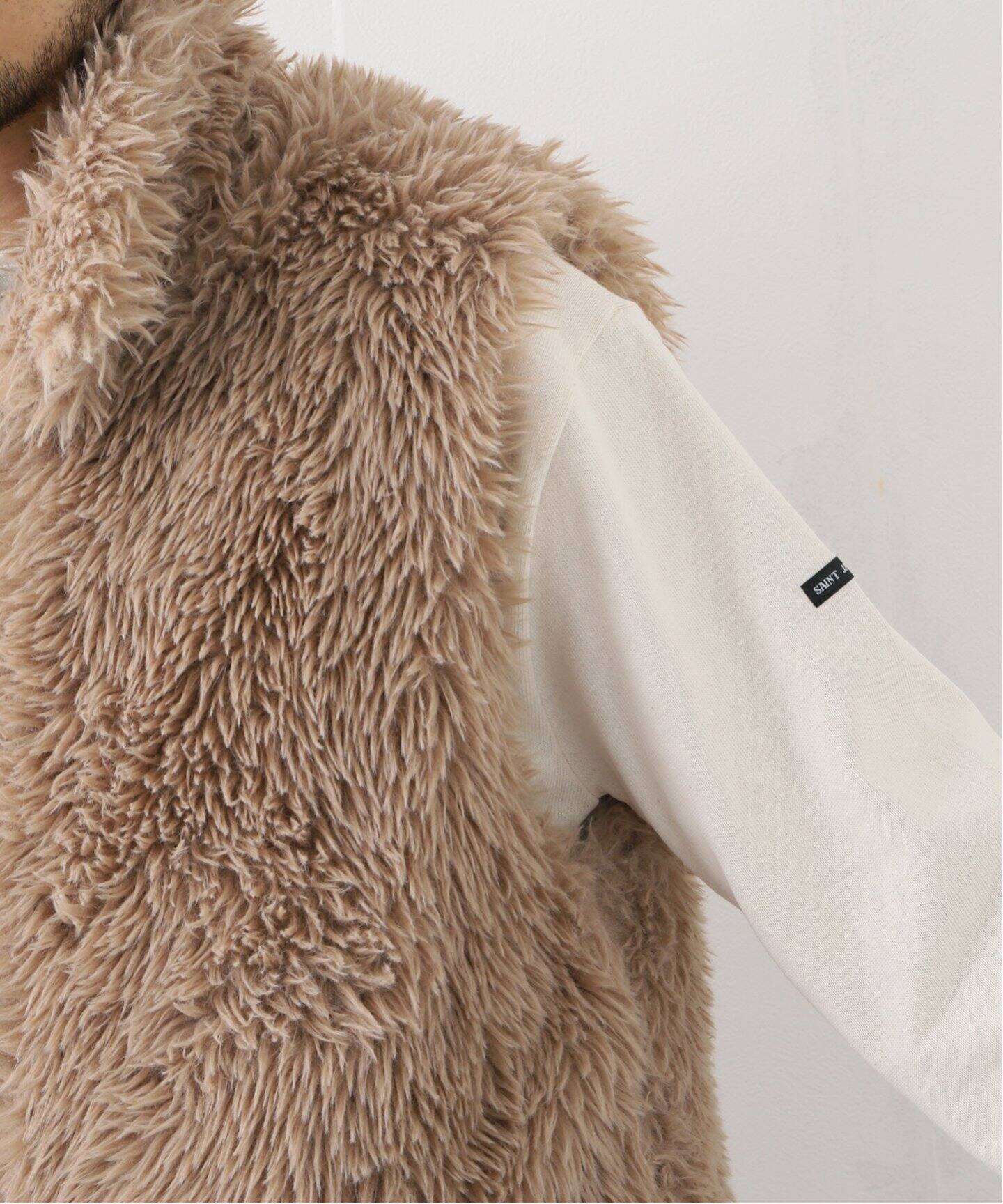 AFB】 FUR VEST（ベスト）｜BAYCREW