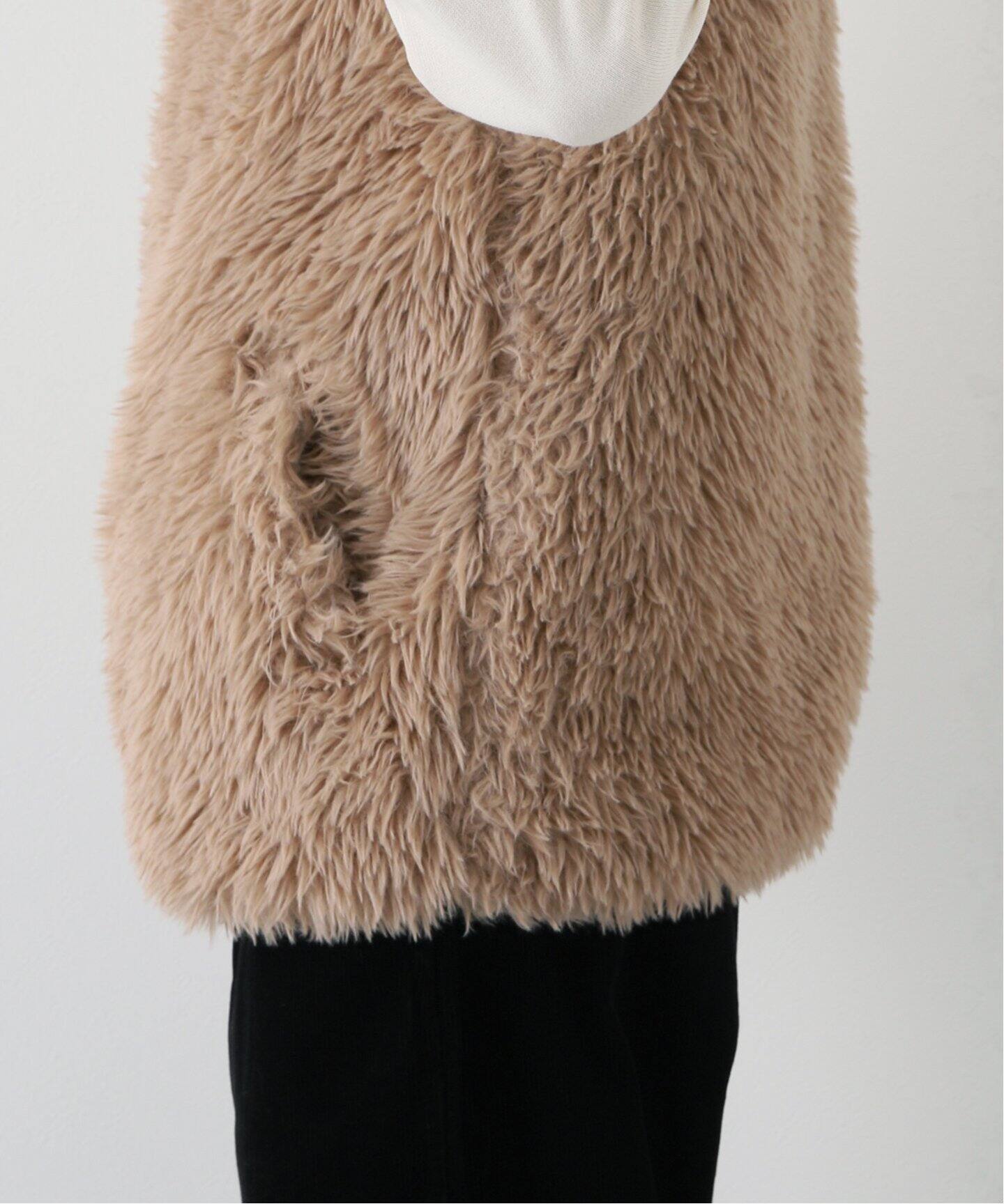 AFB】 FUR VEST（ベスト）｜BAYCREW