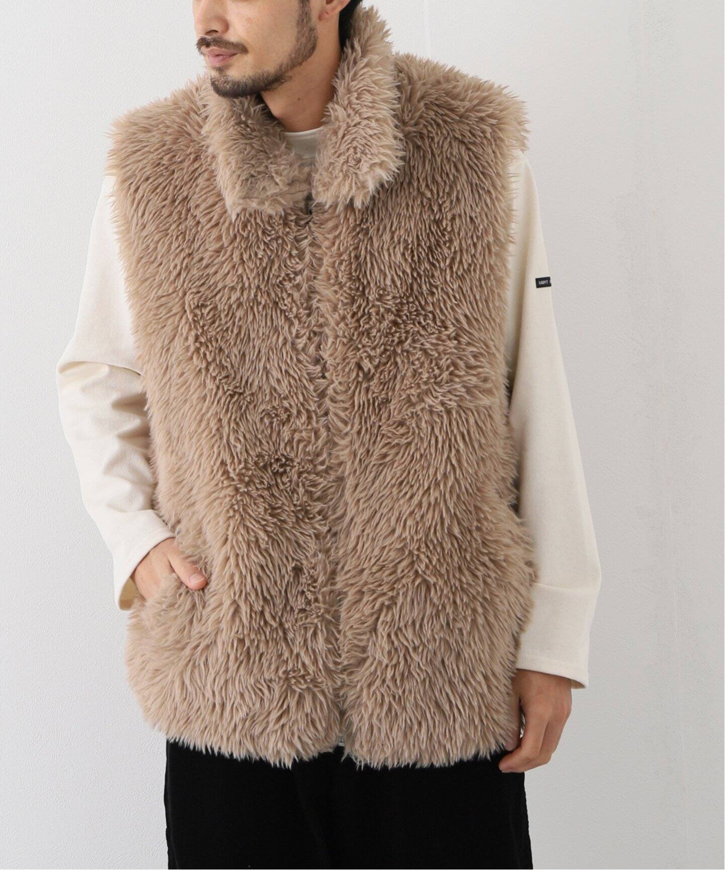 AFB】 FUR VEST（ベスト）｜BAYCREW