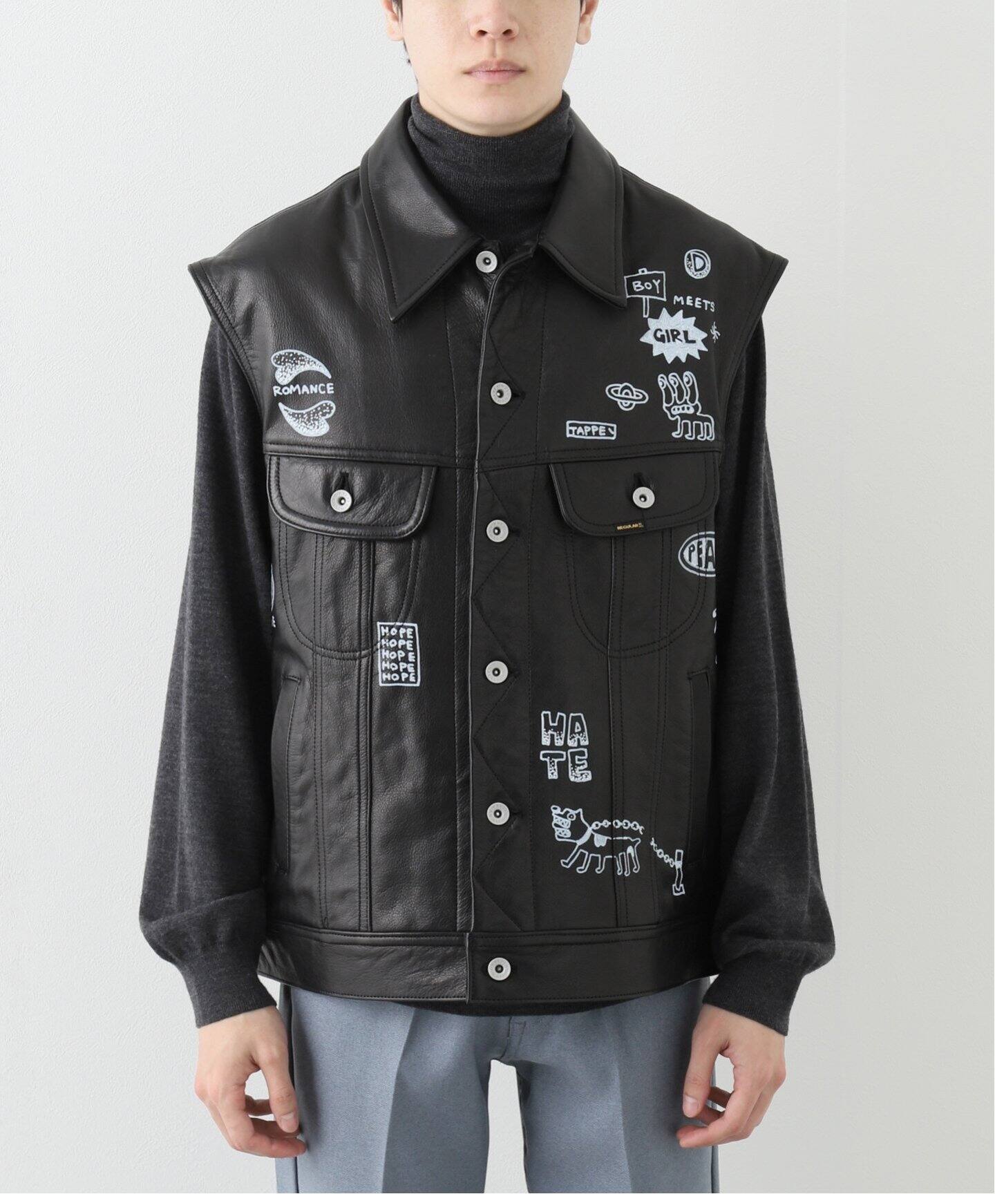 DAIRIKU×tappei】LEATHER VEST（ベスト）｜BAYCREW